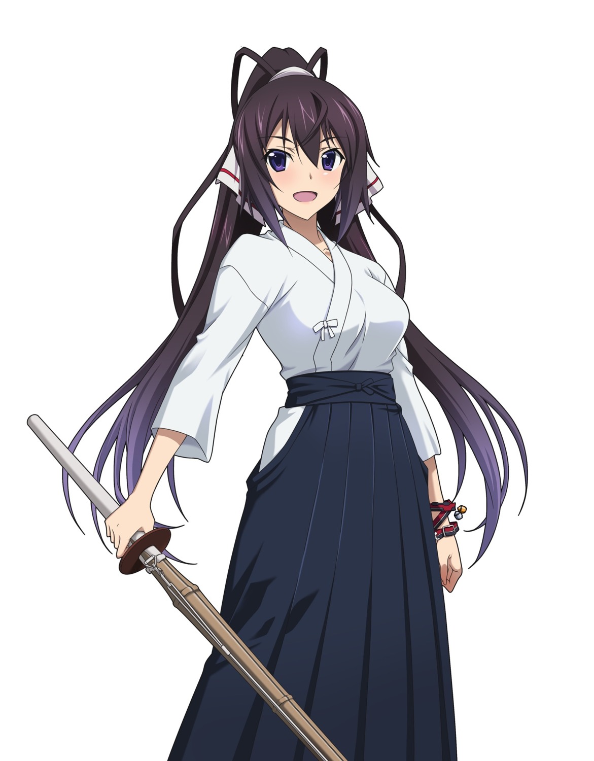 infinite_stratos, japanese_clothes, shinonono_houki, sword
