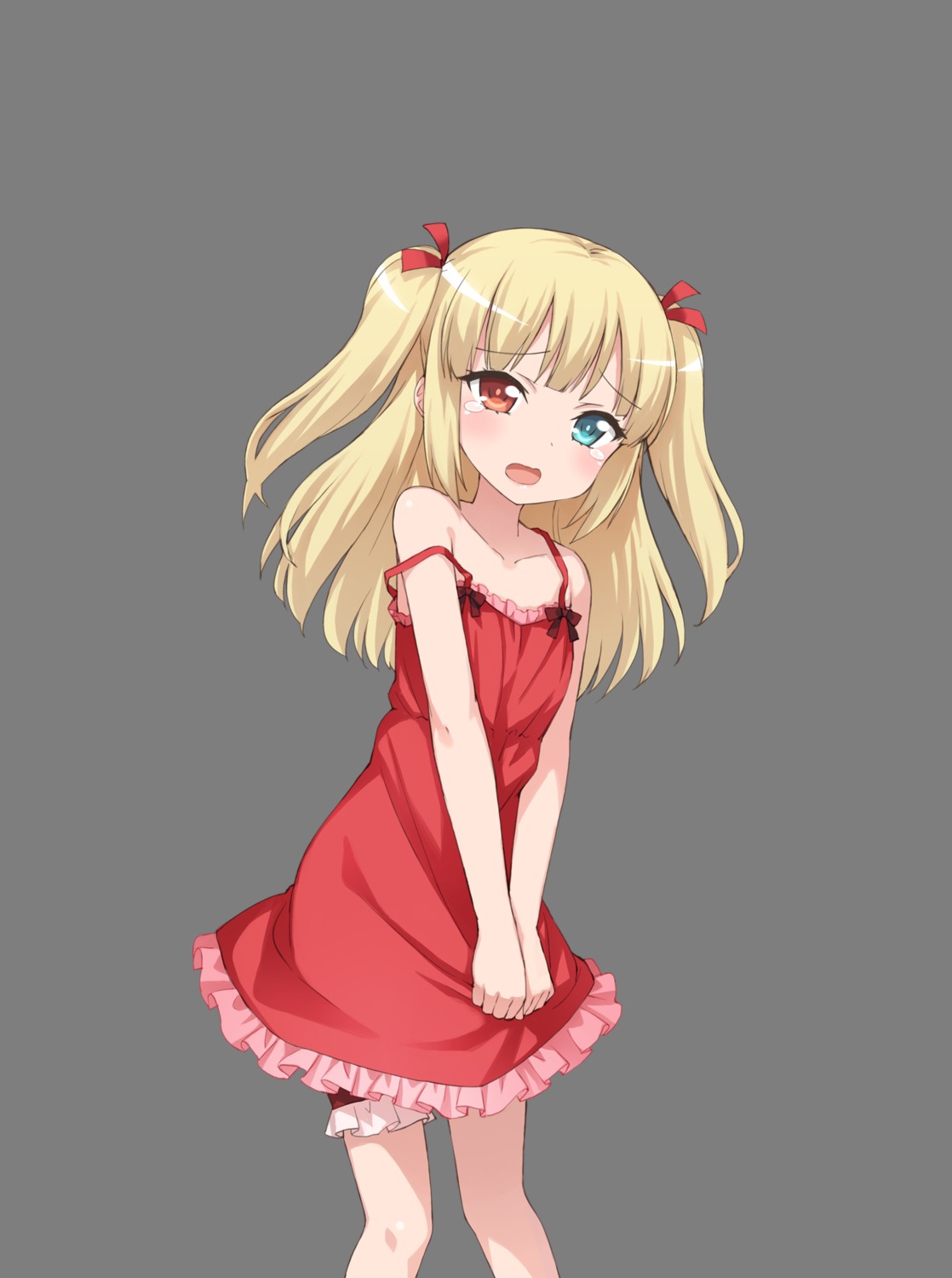 boku_wa_tomodachi_ga_sukunai, dress, garter, hasegawa_kobato, heterochromia, transparent_png