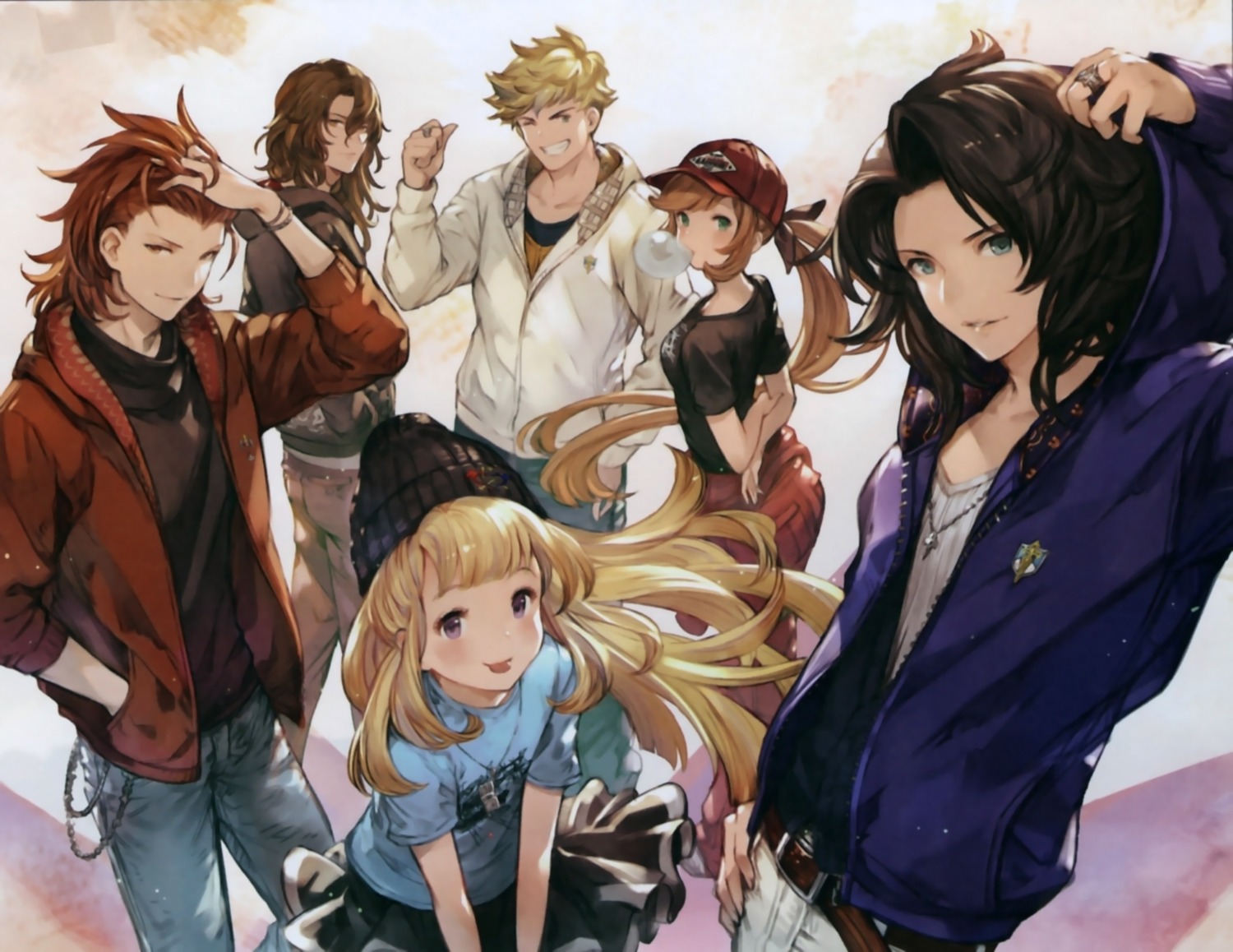 cagliostro_(granblue_fantasy), clarisse_(granblue_fantasy), granblue_fantasy, lancelot_(granblue_fantasy), minaba_hideo, percival_(granblue_fantasy), siegfried_(granblue_fantasy), vane_(granblue_fantasy)