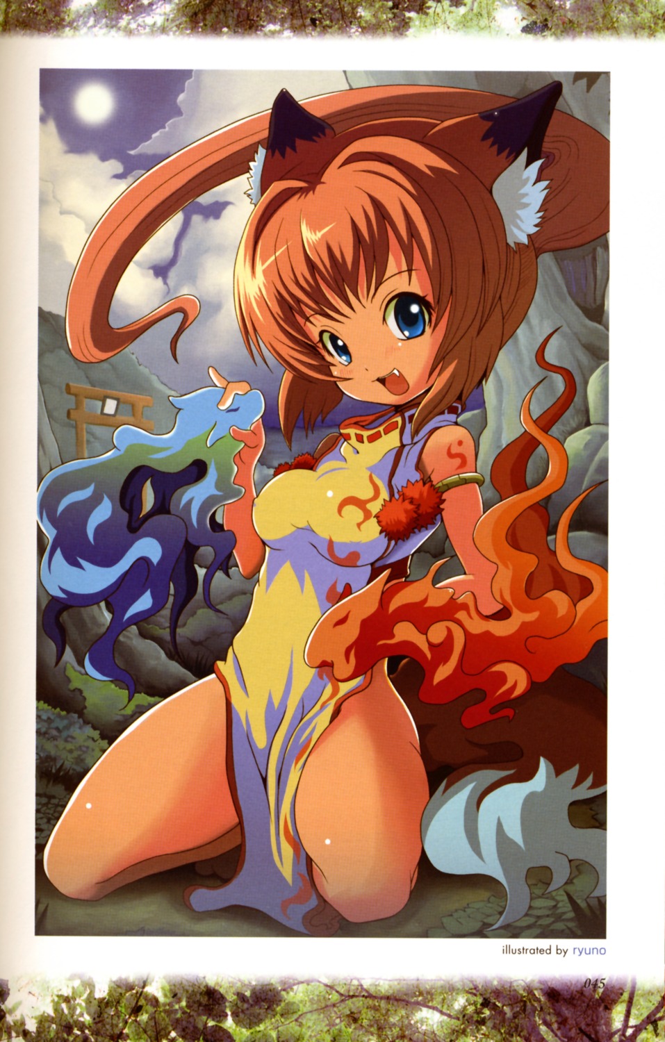 animal_ears, chinadress, ryuno