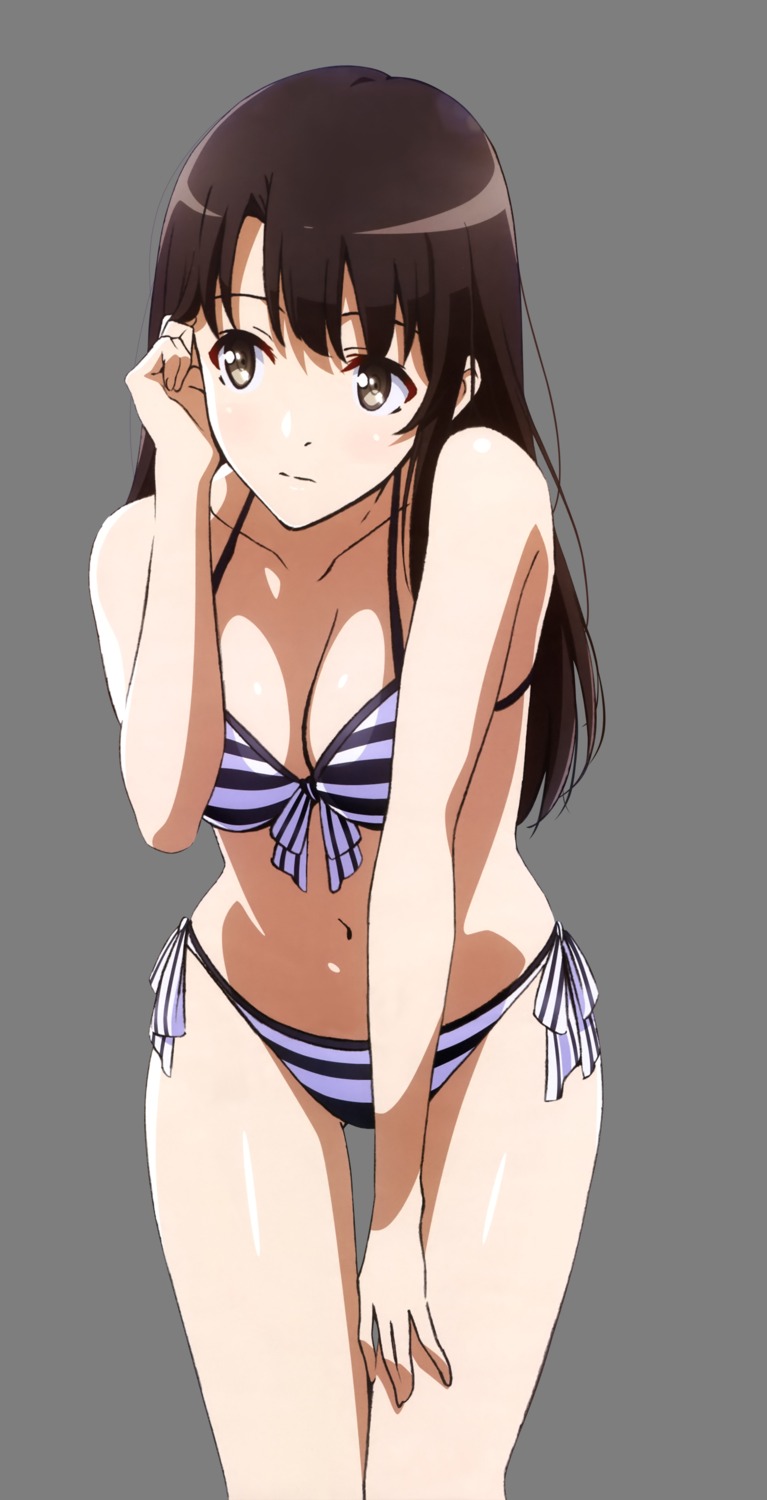 bikini, cleavage, ishida_kazumasa, katou_megumi, saenai_heroine_no_sodatekata, swimsuits, transparent_png