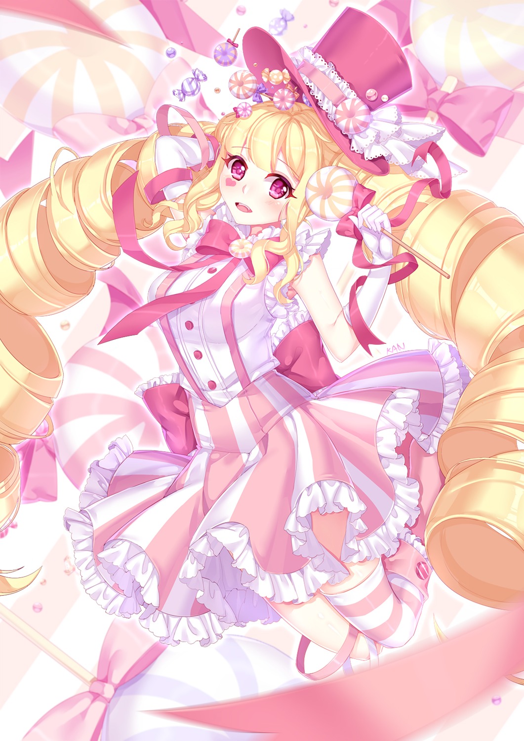 dress, kan_(rainconan), thighhighs
