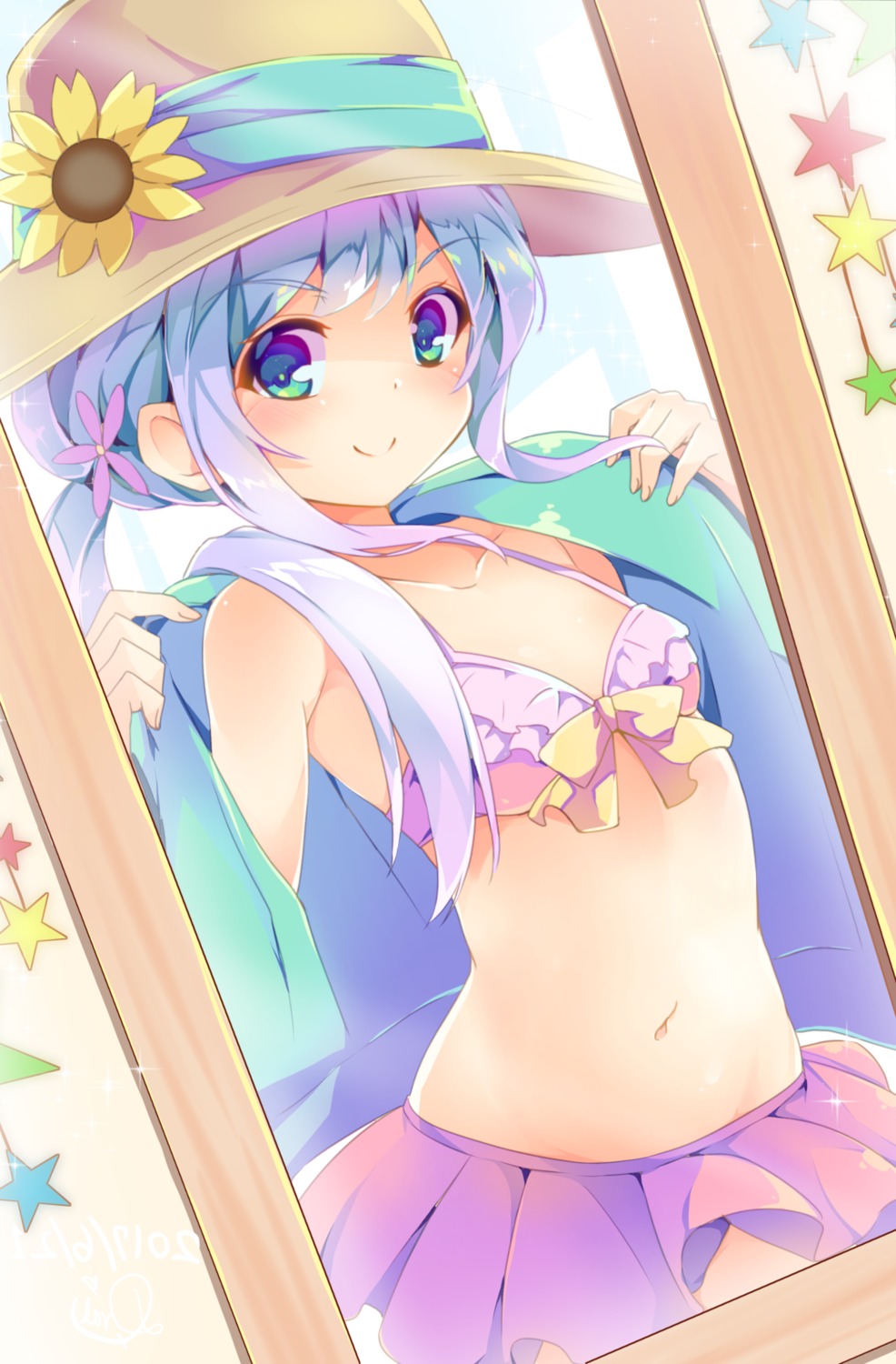bikini, dennryuurai, eromanga-sensei, izumi_sagiri, swimsuits