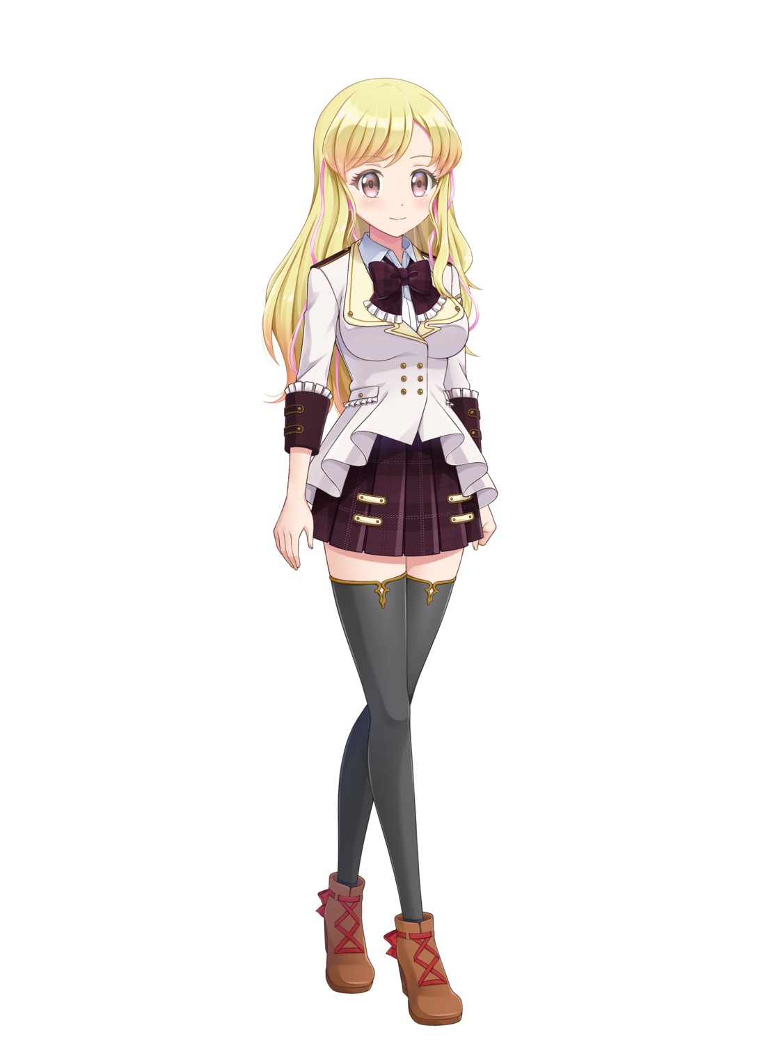 heels, mina_(starlet), seifuku, starlet, tagme, thighhighs