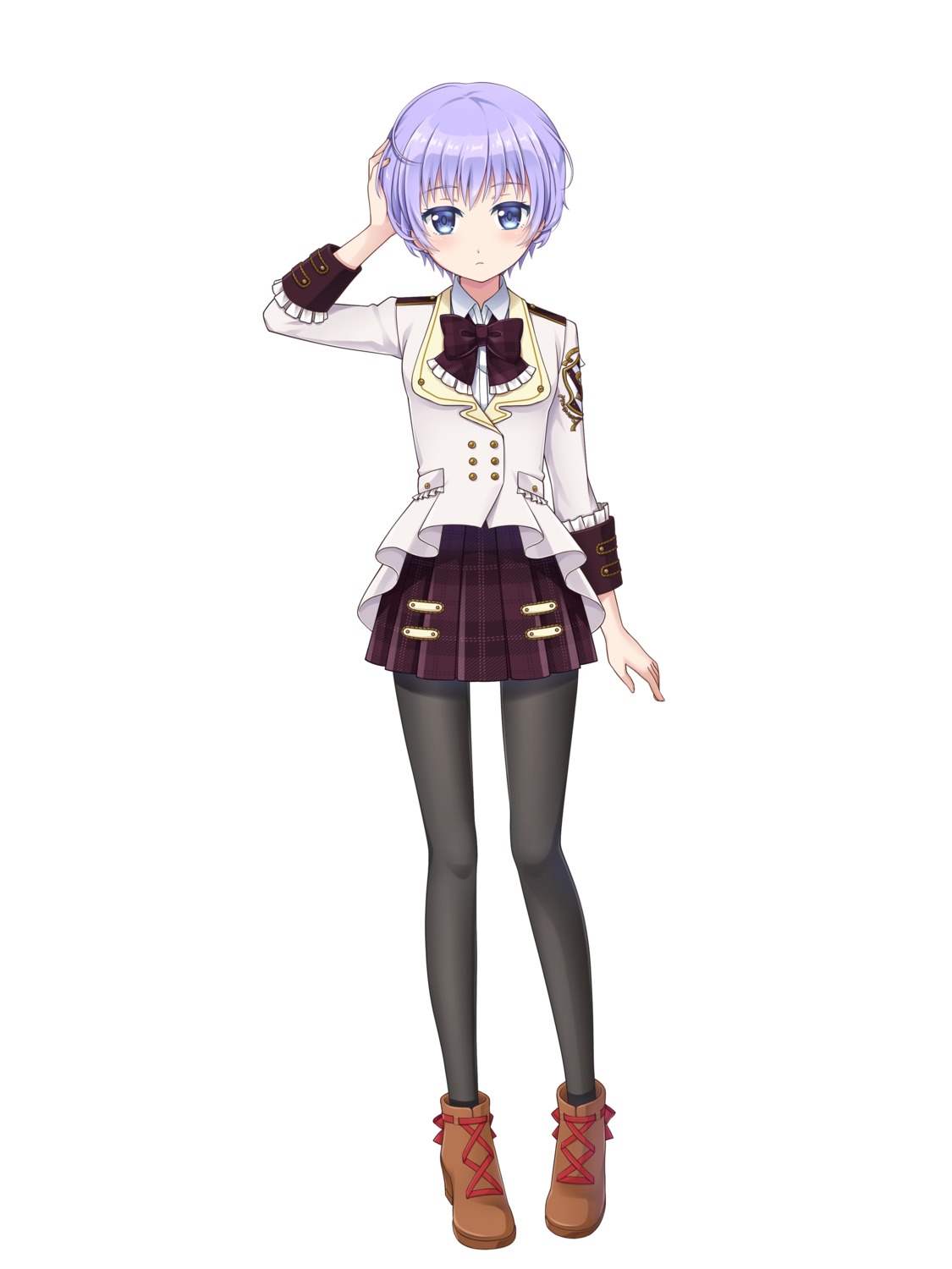 heels, pantyhose, rui_(starlet), seifuku, starlet, tagme