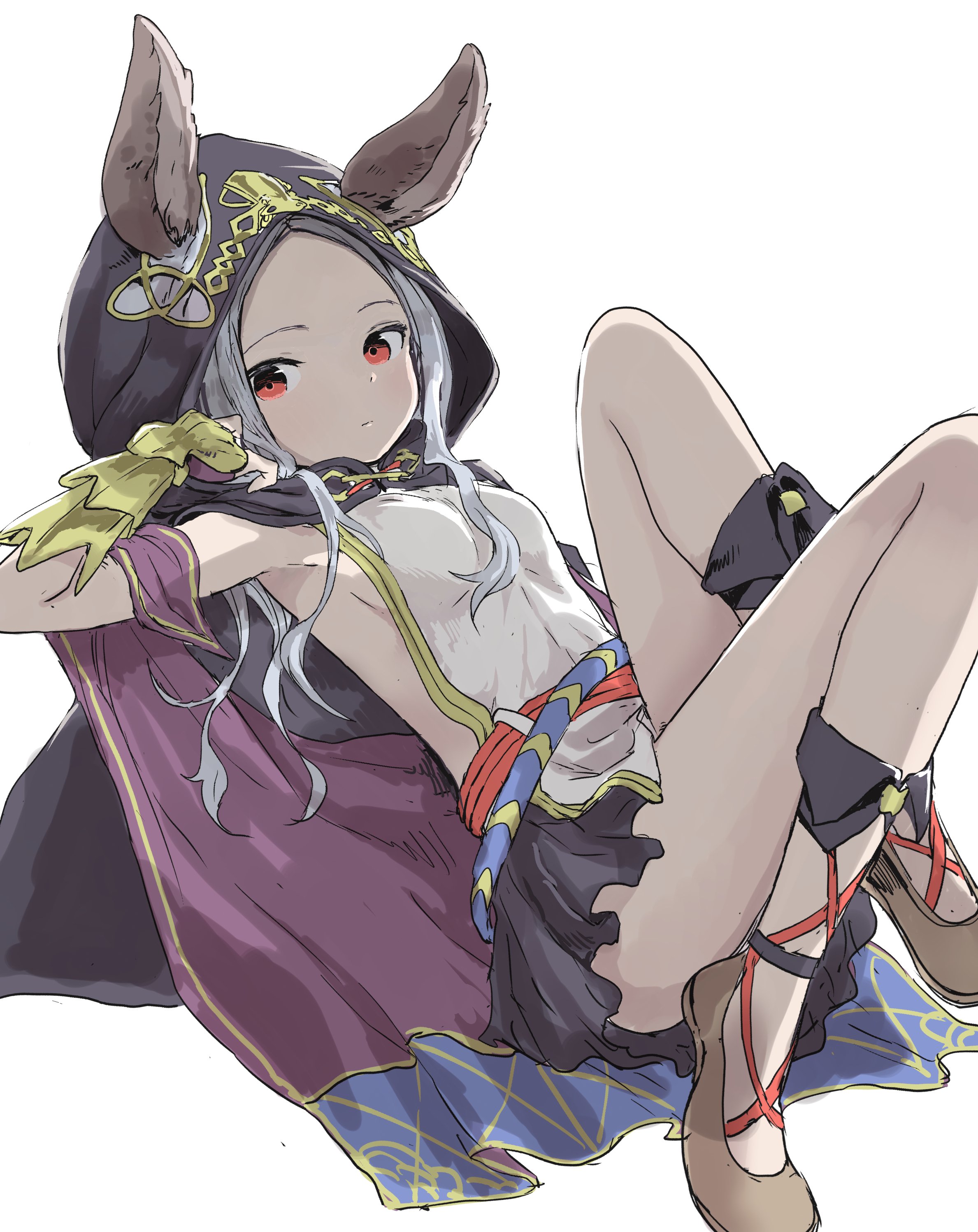 animal_ears, granblue_fantasy, skasaha_(granblue_fantasy), yamamoto_souichirou
