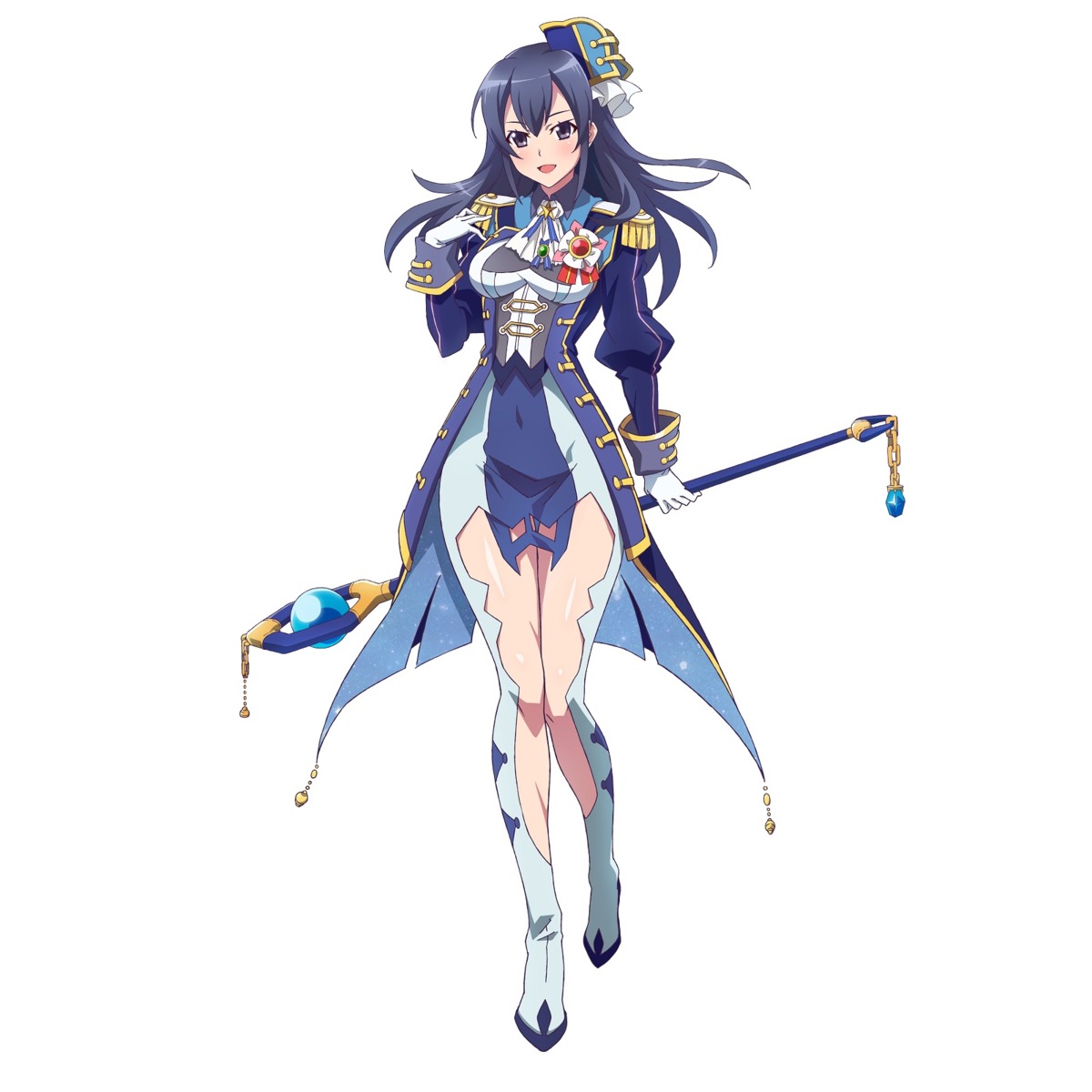starly_girls, tagme, uniform, weapon