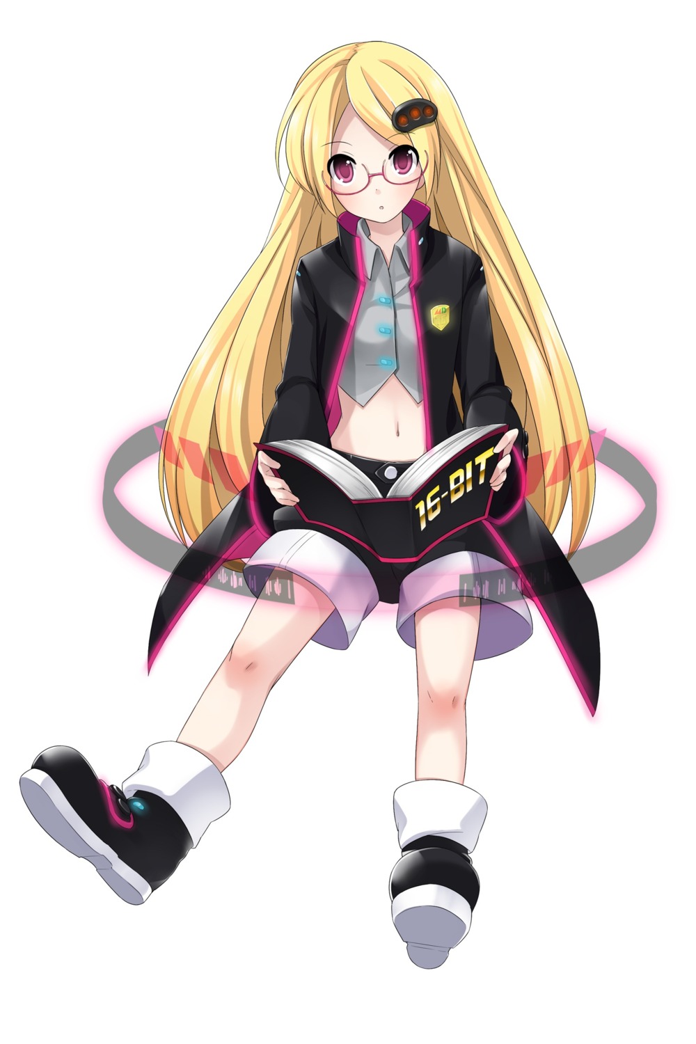 kaden_shoujo, megane, sega_hard_girls, sega_mega_drive_(sega_hard_girls), tagme