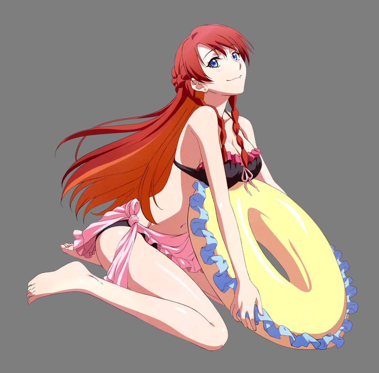 bikini, cleavage, re:creators, selestia_yupitiria, suzuki_isamu, swimsuits, transparent_png