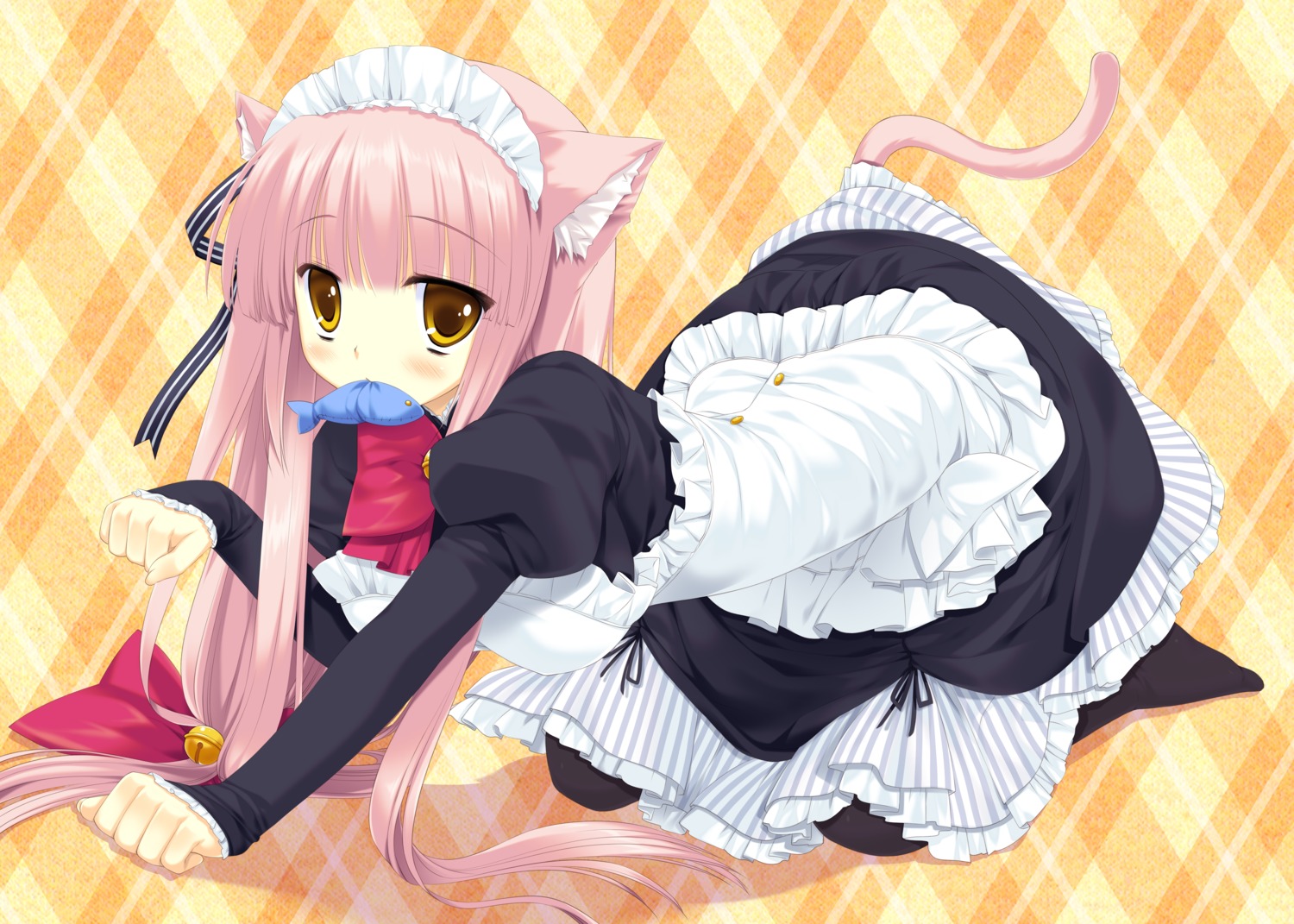 animal_ears, digital_version, maid, miyasu_risa, nanakase_gizmo, nekomimi, nekonade_distortion, tail, whitesoft