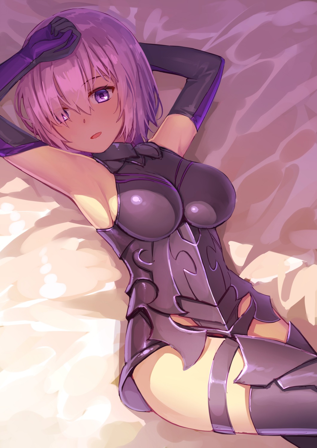 armor, fate/grand_order, kibamigohann, mash_kyrielight, thighhighs
