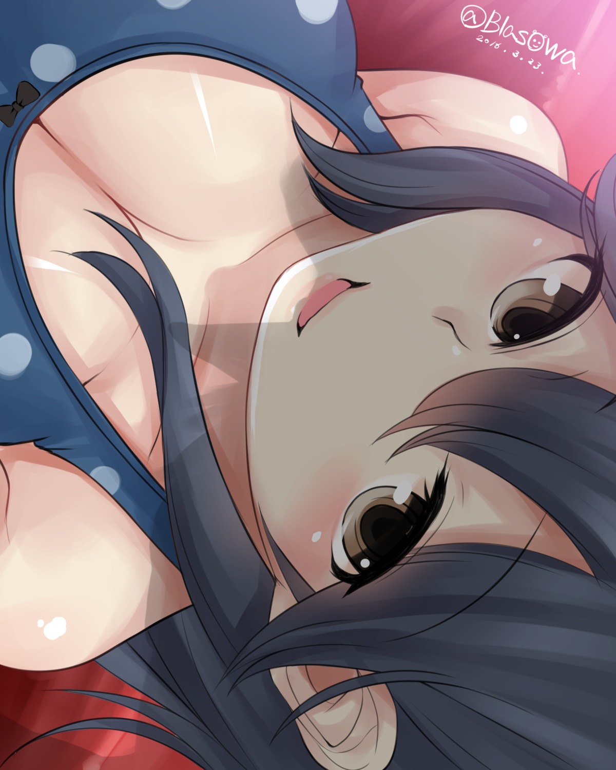 blasowa, cleavage, kantai_collection, swimsuits, ushio_(kancolle)
