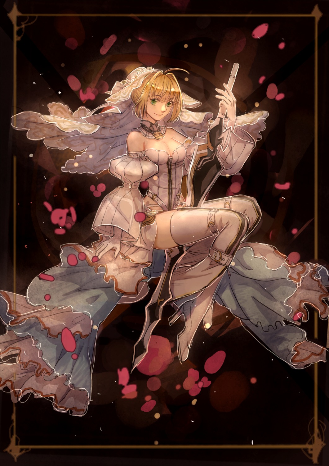 cleavage, fate/extra, fate/extra_ccc, fate/grand_order, fate/stay_night, heels, leotard, mento