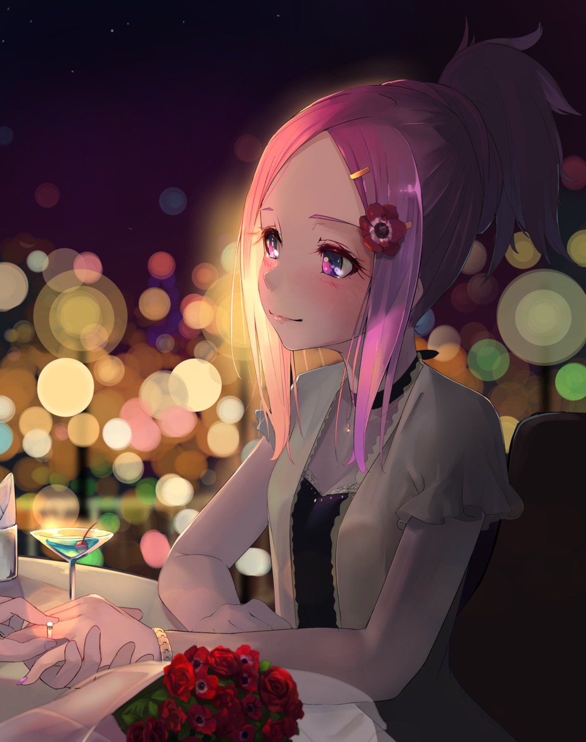anemone, cleavage, dress, eureka_seven, sunga2usagi