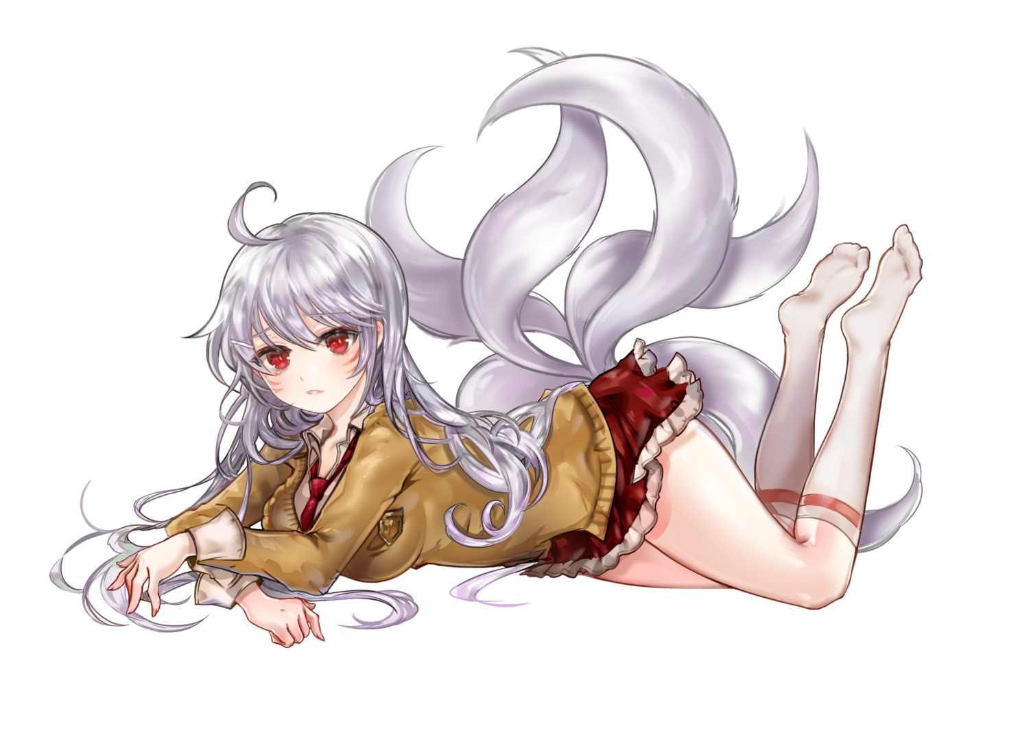 96dgd, ara_haan, elsword, seifuku, sweater, tail