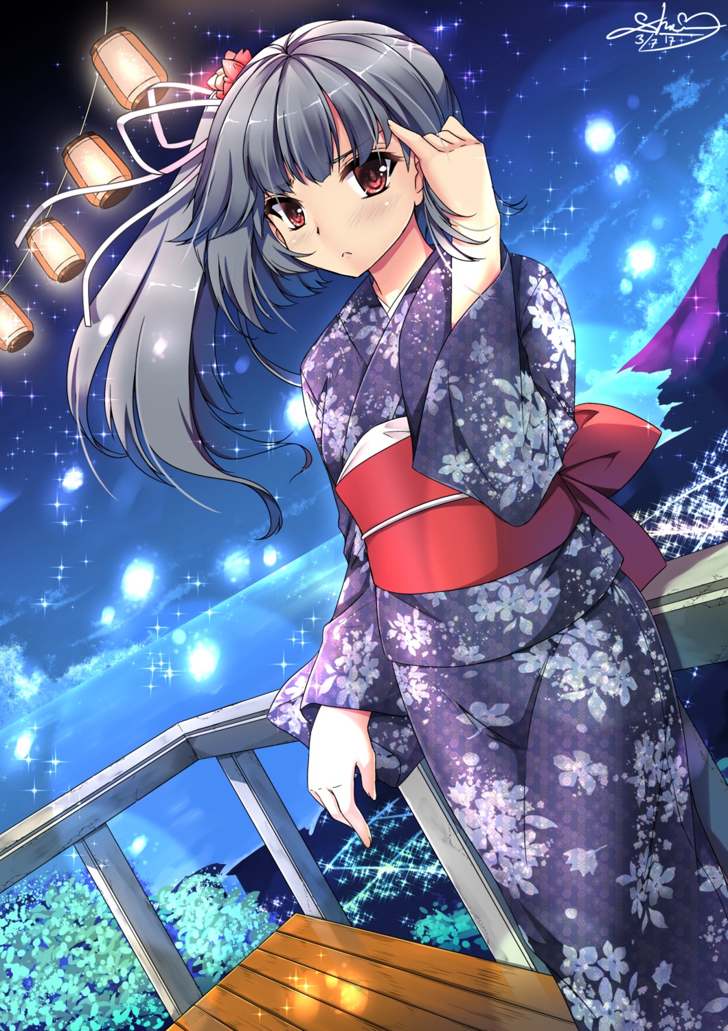 kantai_collection, kasumi_(kancolle), sheita, yukata