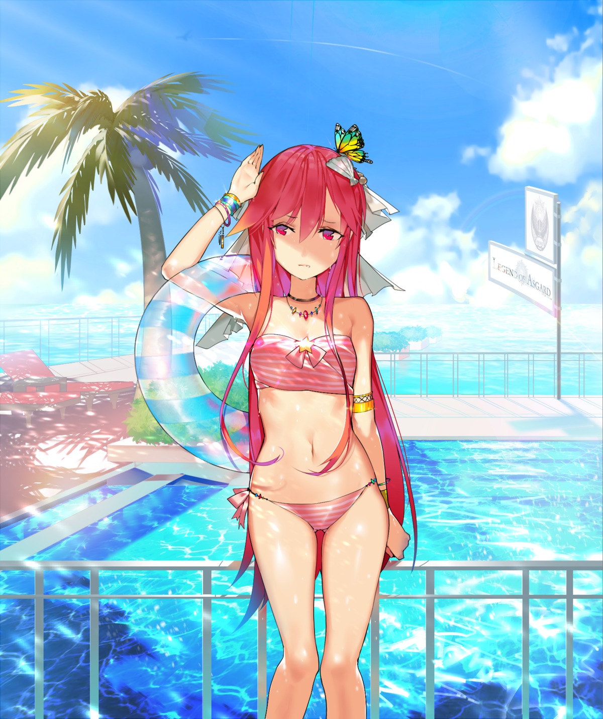 ajahweea, bikini, cleavage, swimsuits