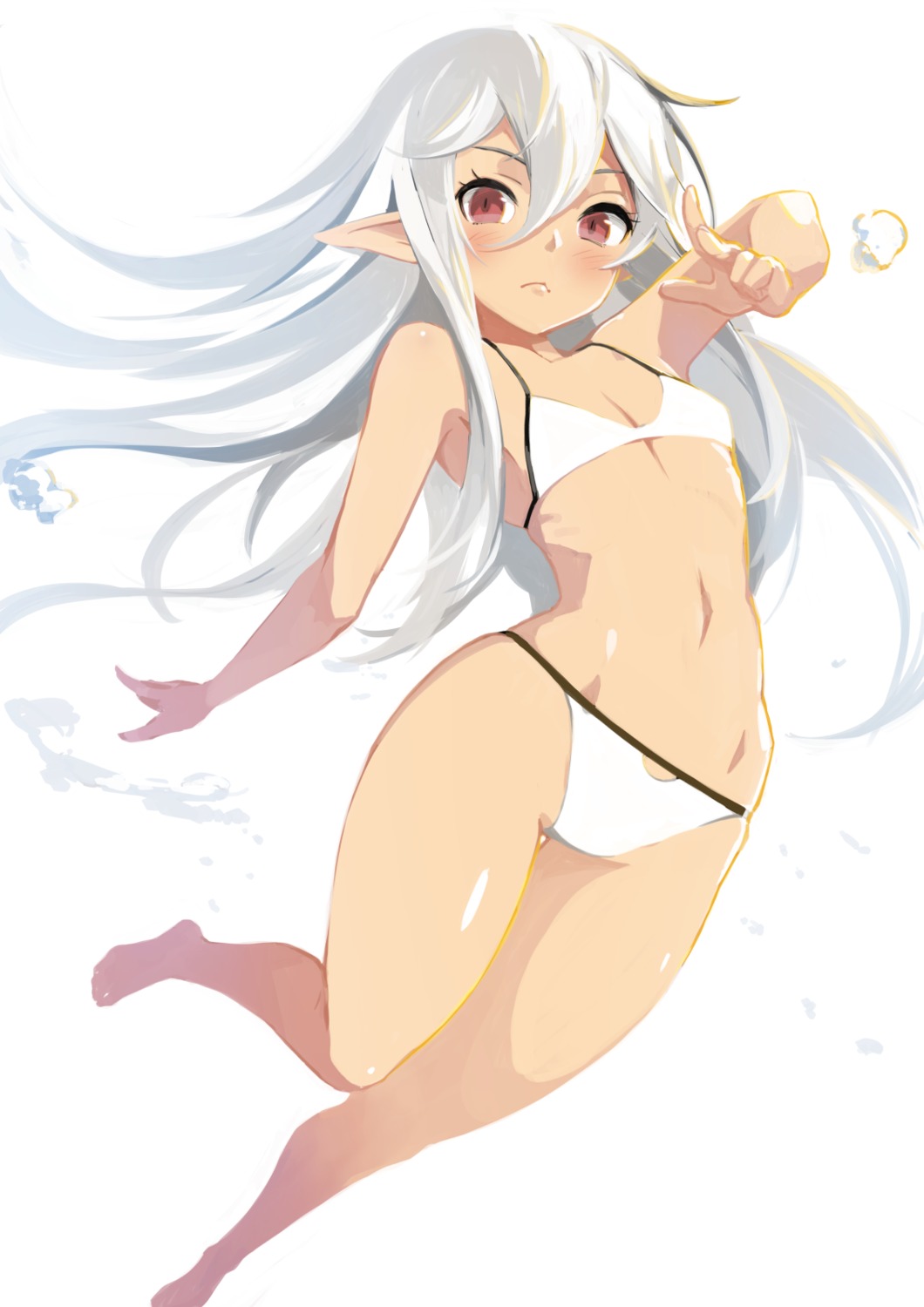 bikini, pointy_ears, swimsuits, yunar