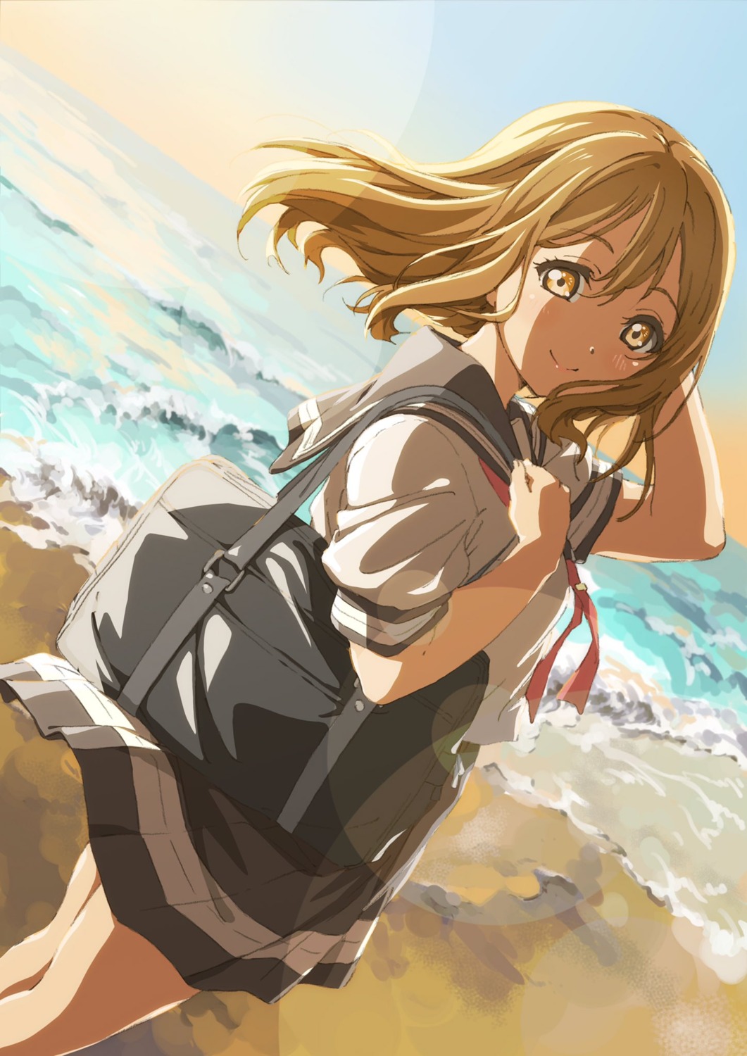 kunikida_hanamaru, love_live!_(series), love_live!_sunshine!!, nakamura_kou, seifuku