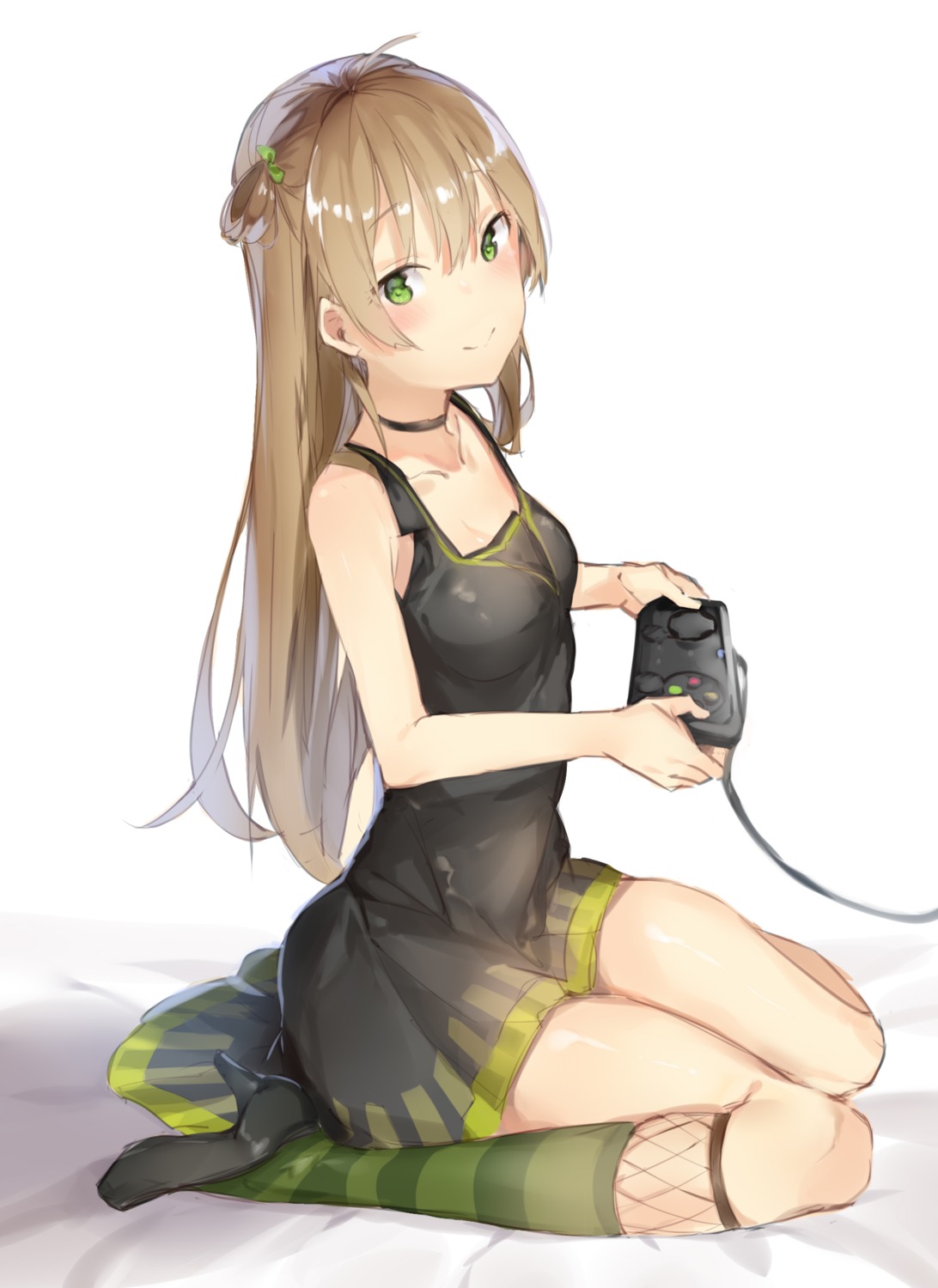 aida_(chinhung0612), cleavage, dress, fishnets, girls_frontline, heels, rfb_(girls_frontline)