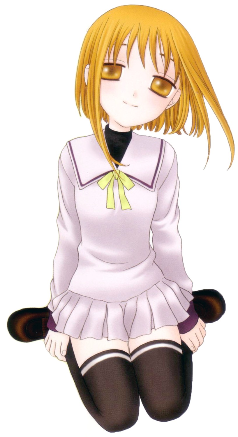 fruits_basket, seifuku, sohma_kisa, takaya_natsuki, thighhighs