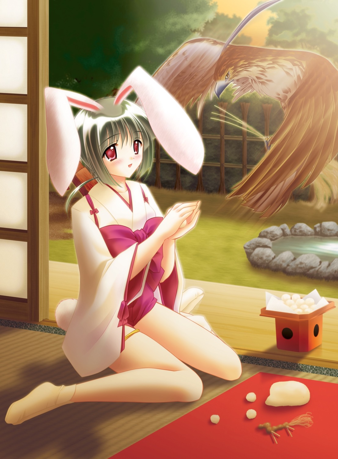 animal_ears, bunny_ears, iori, louis&visee, tail_tale