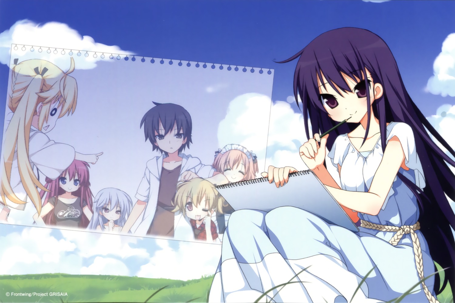 dress, endcard, grisaia, grisaia_no_rakuen, irisu_makina, kazami_kazuki, kazami_yuuzi, komine_sachi