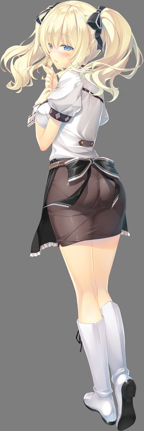 ashishun, ass, marmalade, ouchi_ni_kaeru_made_ga_mashimaro_desu, raiha_raikkonen, transparent_png, uniform
