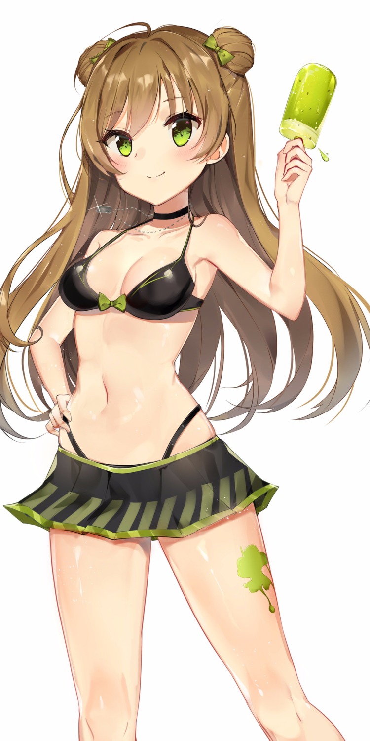 bikini, cleavage, cream, girls_frontline, jksh5056, rfb_(girls_frontline), swimsuits