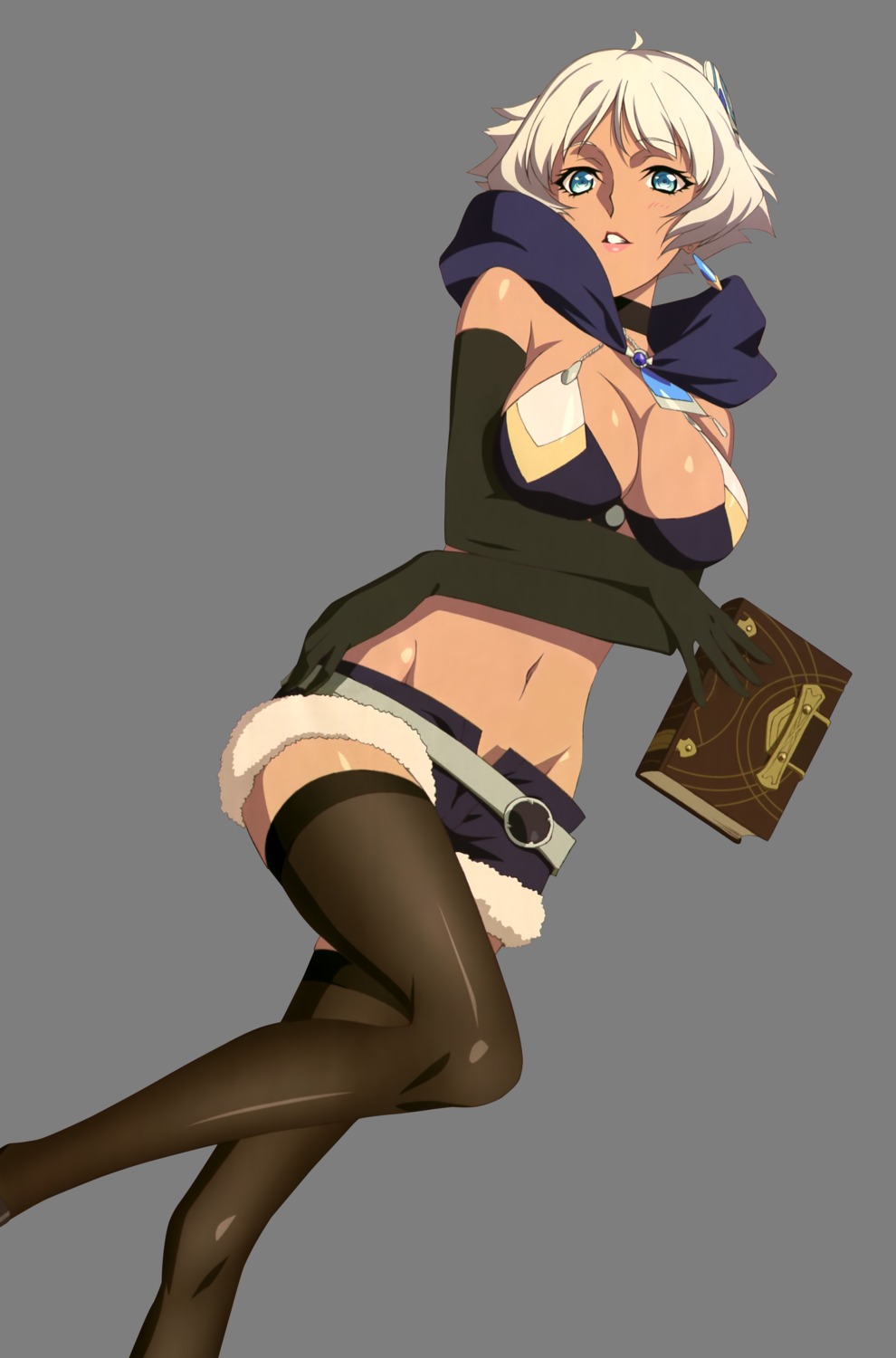 bikini_top, cleavage, meteora_osterreich, re:creators, suzuki_isamu, swimsuits, thighhighs, transparent_png