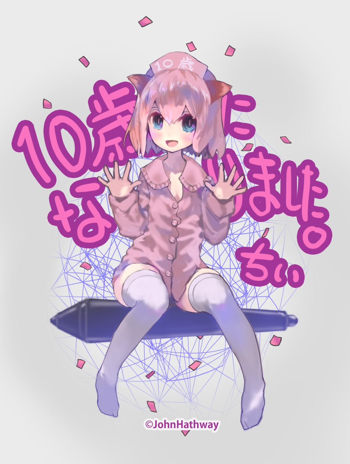 animal_ears, john_hathway, nekomimi, thighhighs