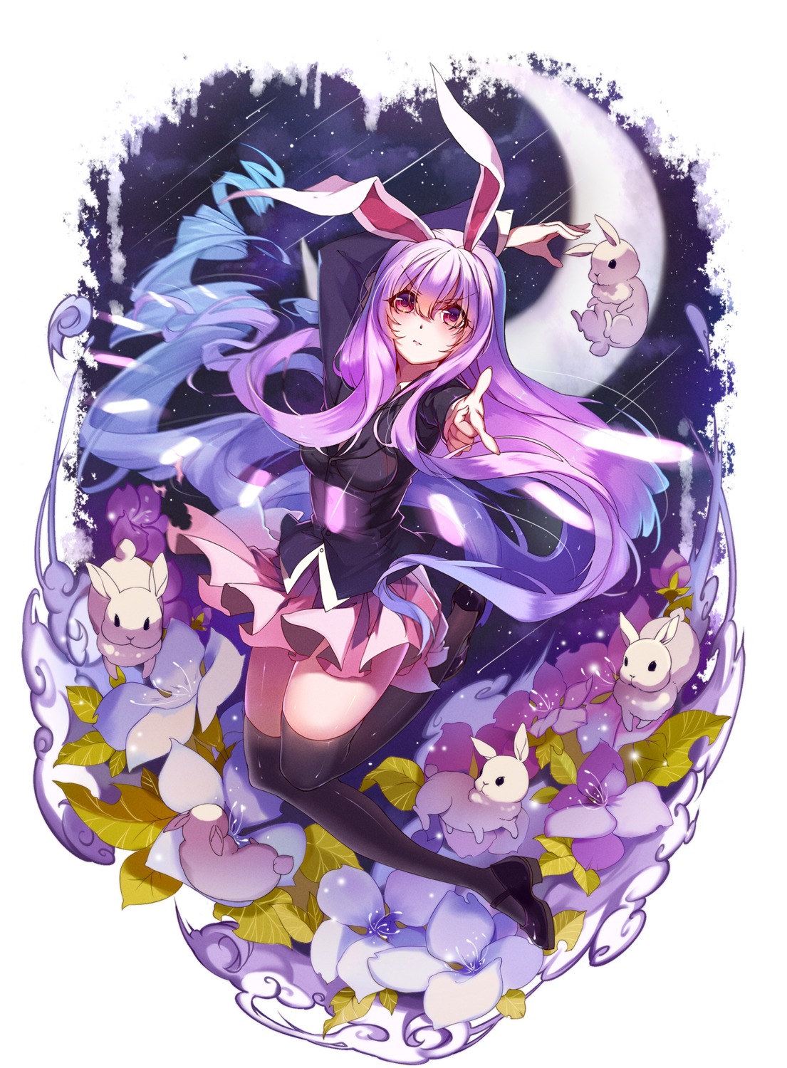animal_ears, bunny_ears, heels, reisen_udongein_inaba, thighhighs, touhou, vieny