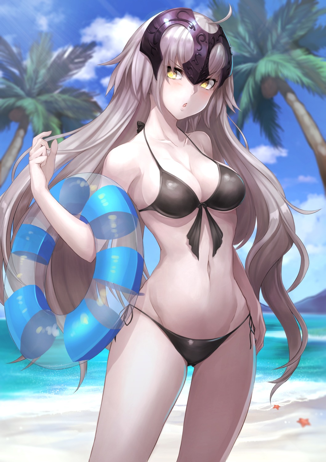 bikini, cleavage, fate/grand_order, jeanne_d'arc, jeanne_d'arc_alter_(fate), omoti, swimsuits