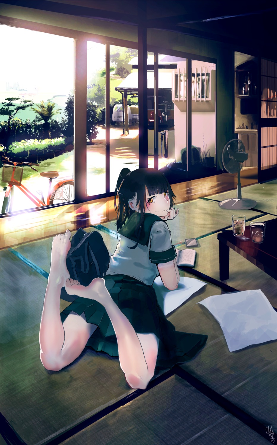 feet, itodome, seifuku