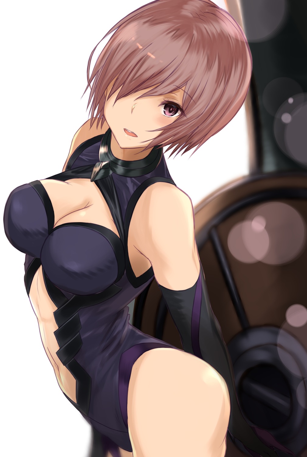 cleavage, fate/grand_order, leotard, mash_kyrielight, yatsuka_(846)