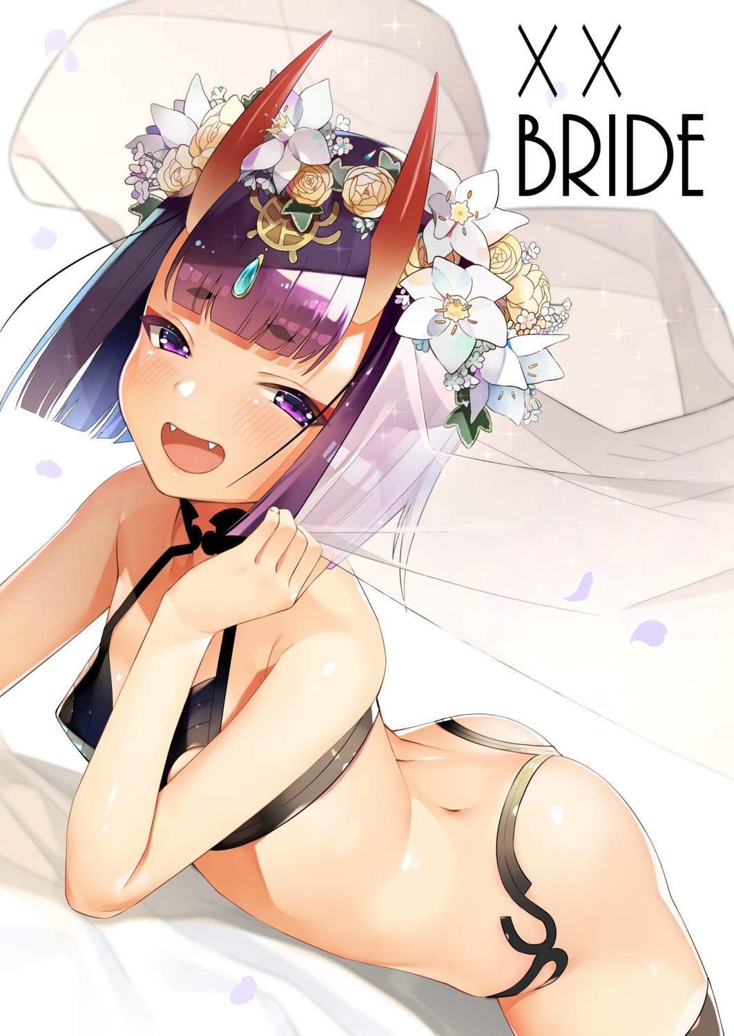 bikini_armor, fate/grand_order, horns, kaikodou_kana, shuten_douji_(fate)