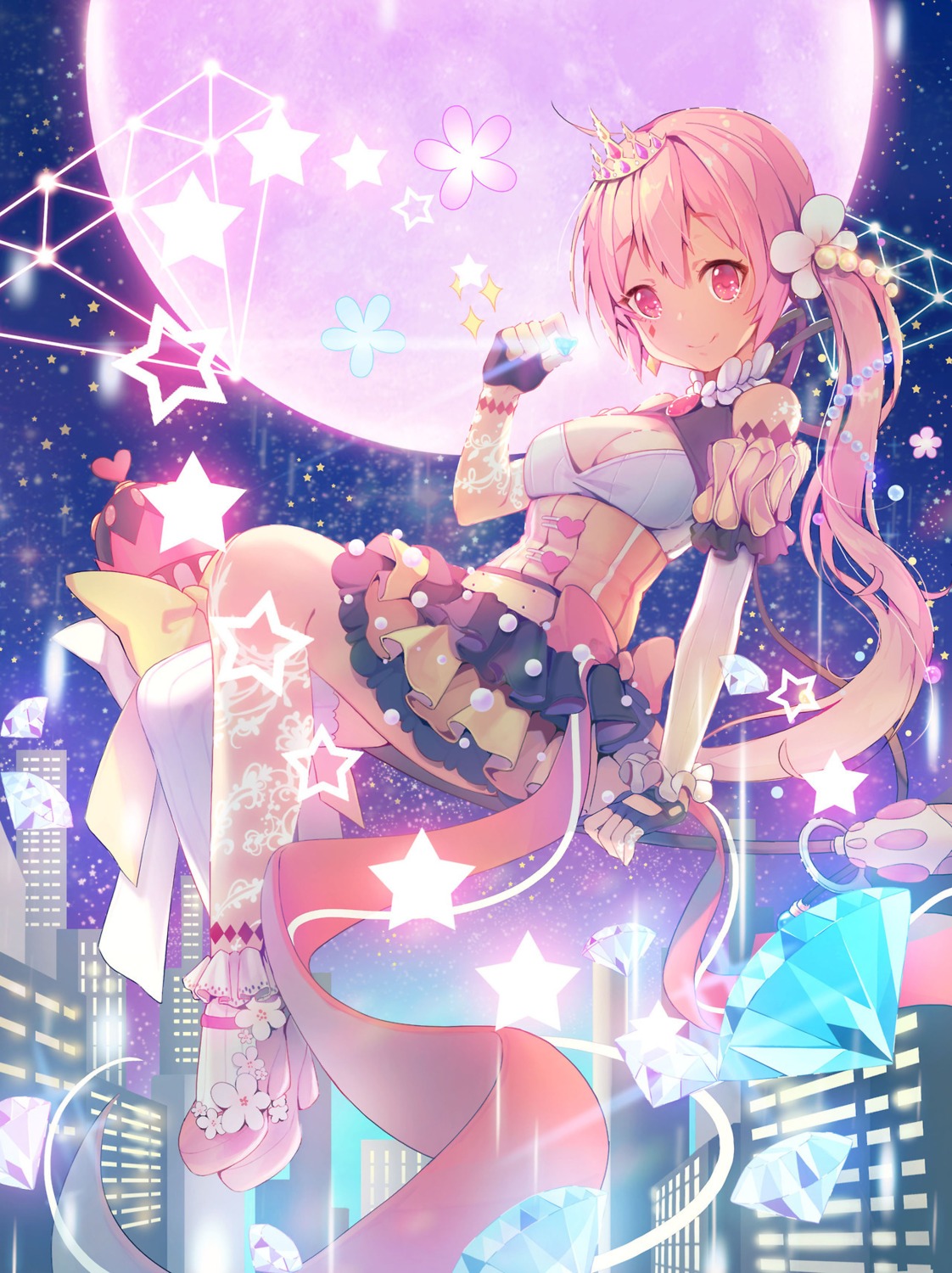 cleavage, heels, tattoo, tp_(kido_94)