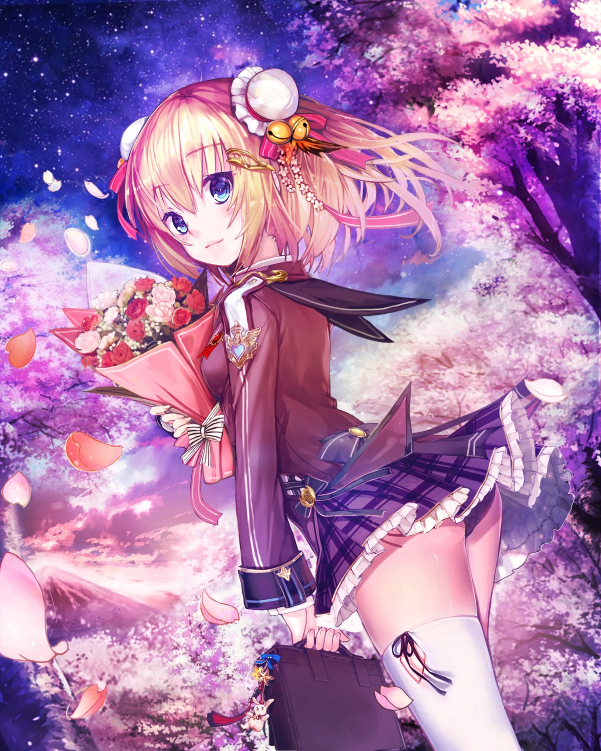 pantsu, seifuku, spirtie, thighhighs