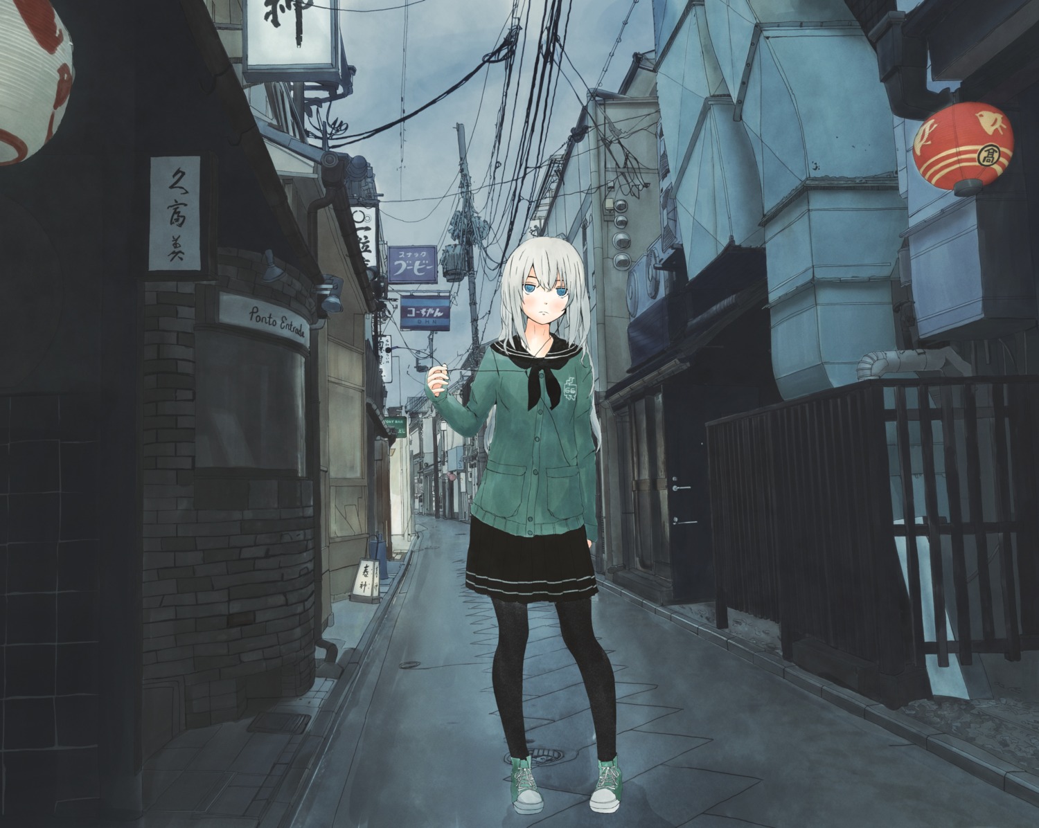 pantyhose, seifuku, sweater, unagi189