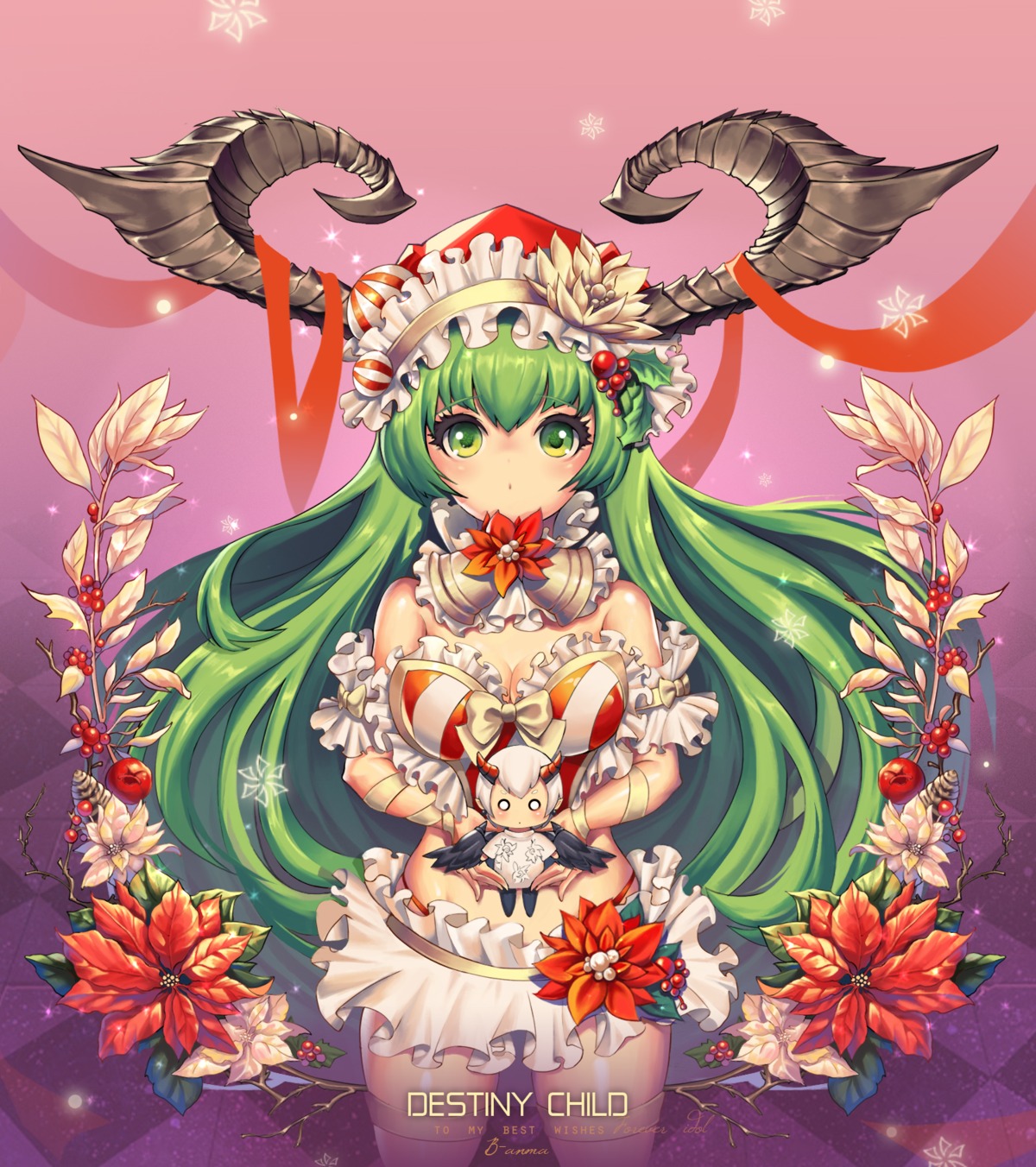 b-anma, cleavage, destiny_child, fairy, horns, krampus, thighhighs, wings