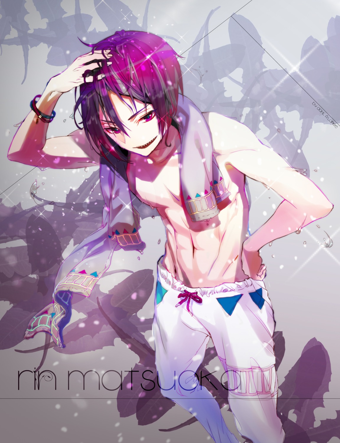 free!, male, matsuoka_rin, proopra, wet