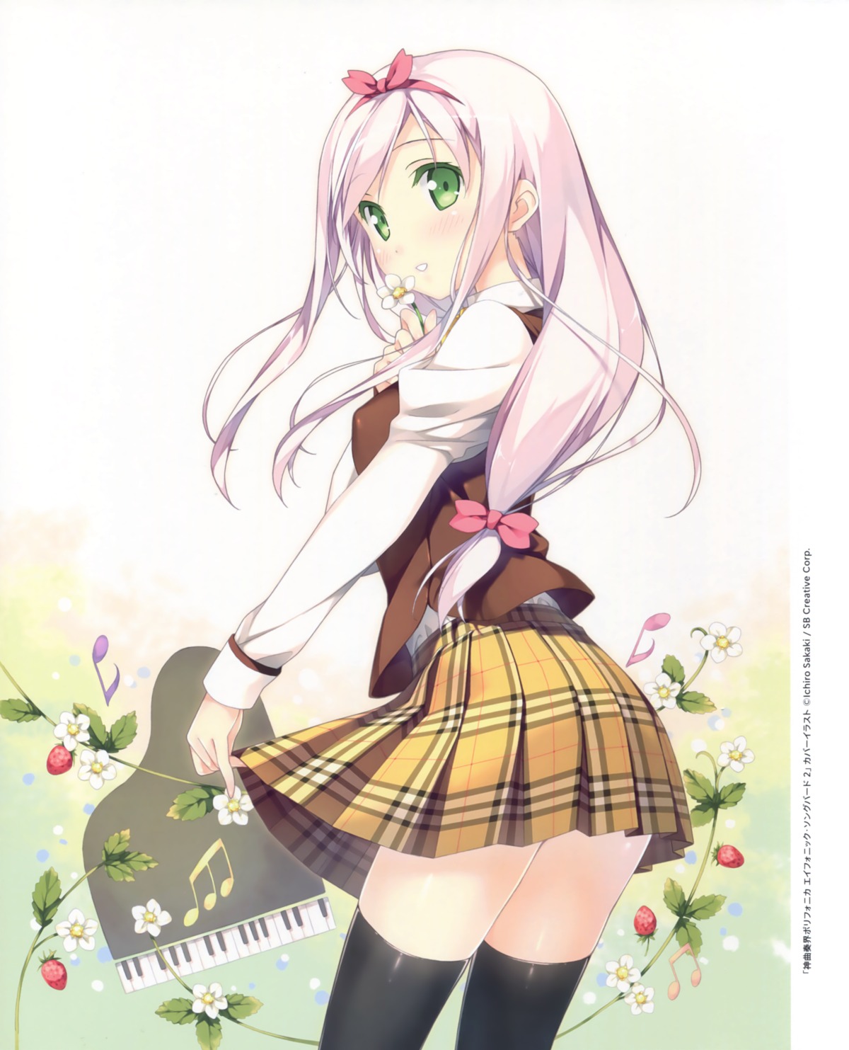 kantoku, kugiri_cornelia, seifuku, shinkyoku_soukai_polyphonica, shinkyoku_soukai_polyphonica_aphonic_songbird, thighhighs
