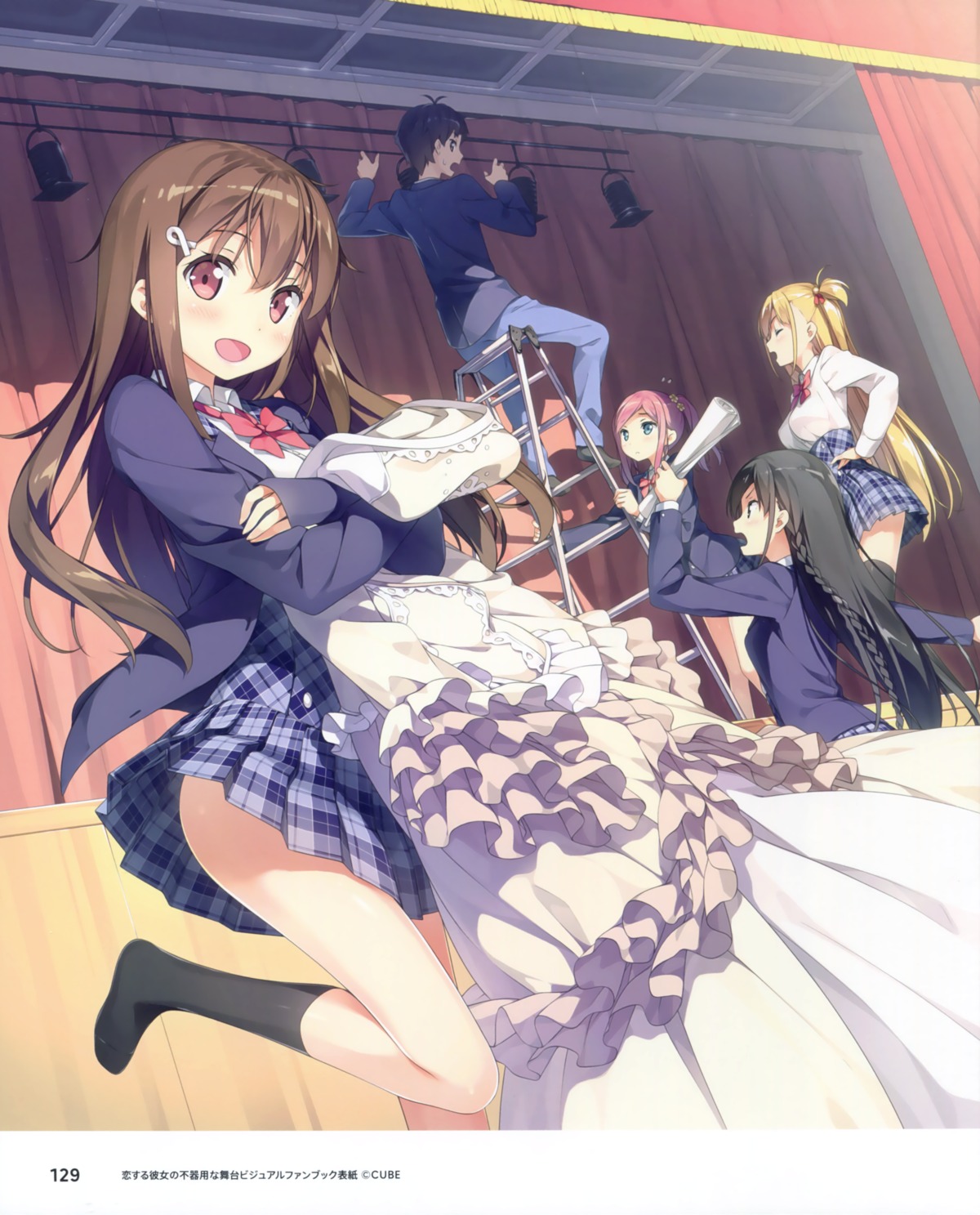 alice_third_macy, chiyoda_momoka, cube, kantoku, koi_suru_kanojo_no_bukiyou_na_butai, miyakuni_ichigo, nanase_sena, seifuku