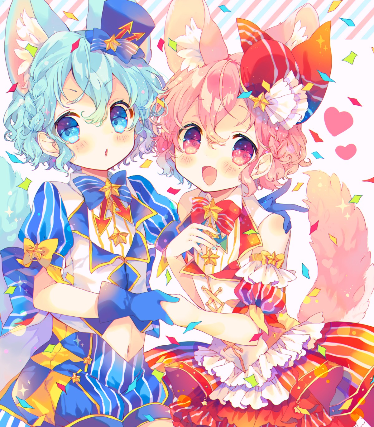 animal_ears, dorothy_west, leona_west, neko_to_rina, pretty_series, pripara, tail, trap