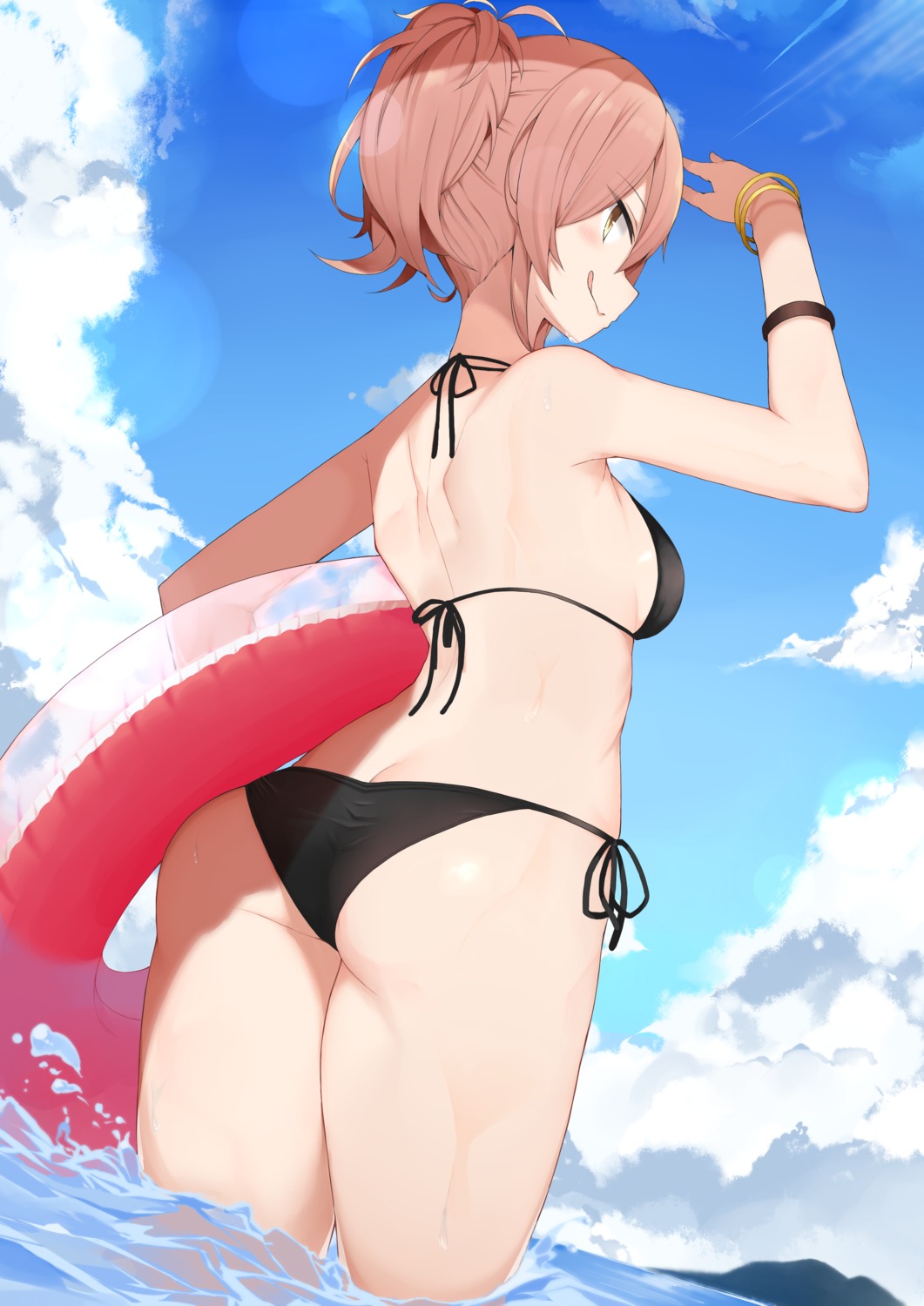 ass, bikini, cole, jougasaki_mika, swimsuits, the_idolm@ster, the_idolm@ster_cinderella_girls, wet