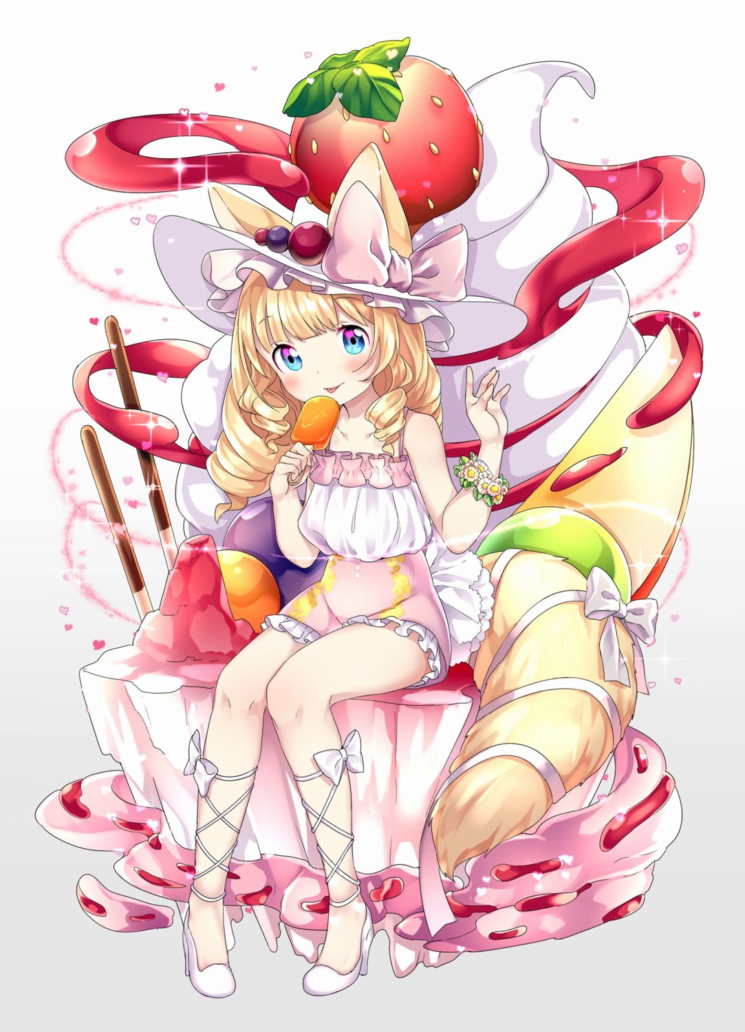 animal_ears, heels, suzuki_moeko, tail