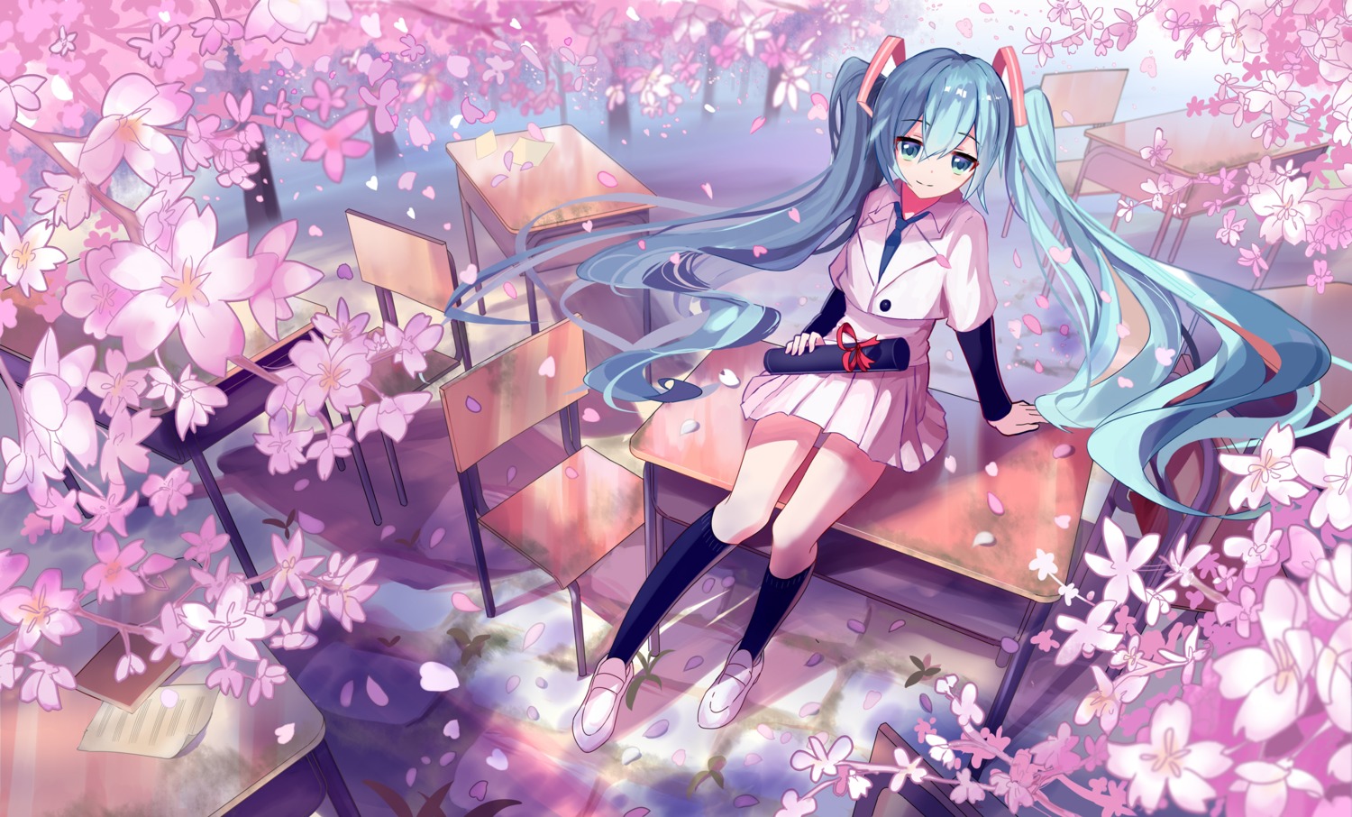 hatsune_miku, seifuku, siji_(szh5522), vocaloid