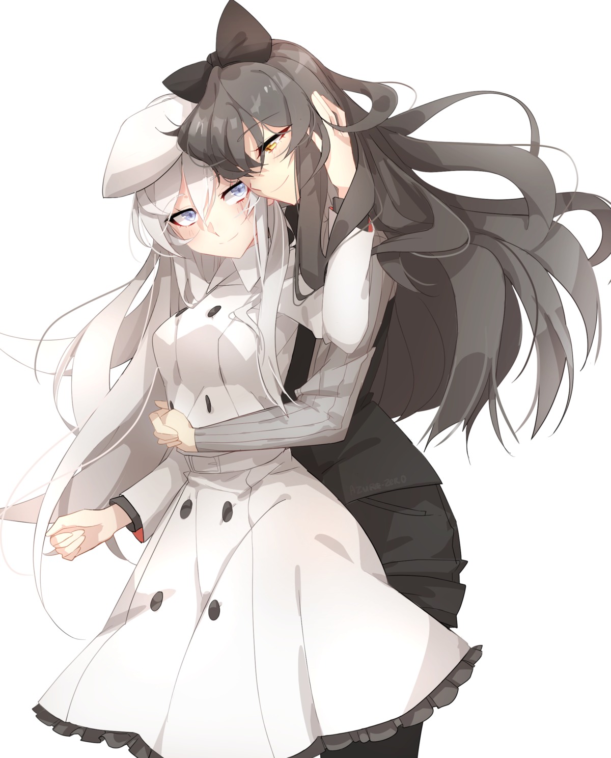 azure-zer0, blake_belladonna, rwby, weiss_schnee, yuri