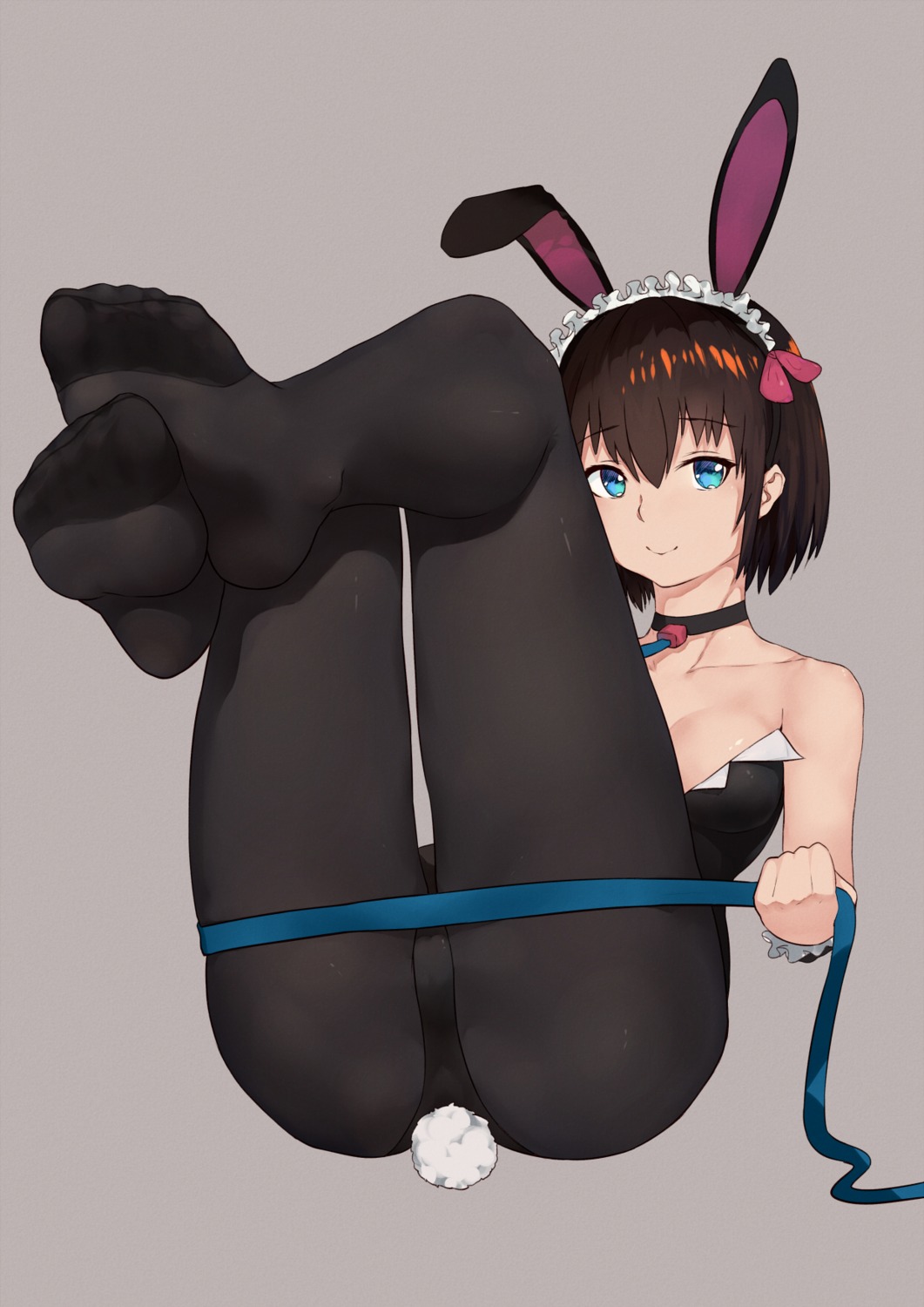 animal_ears, bunny_ears, bunny_girl, feet, grain, pantyhose, tail