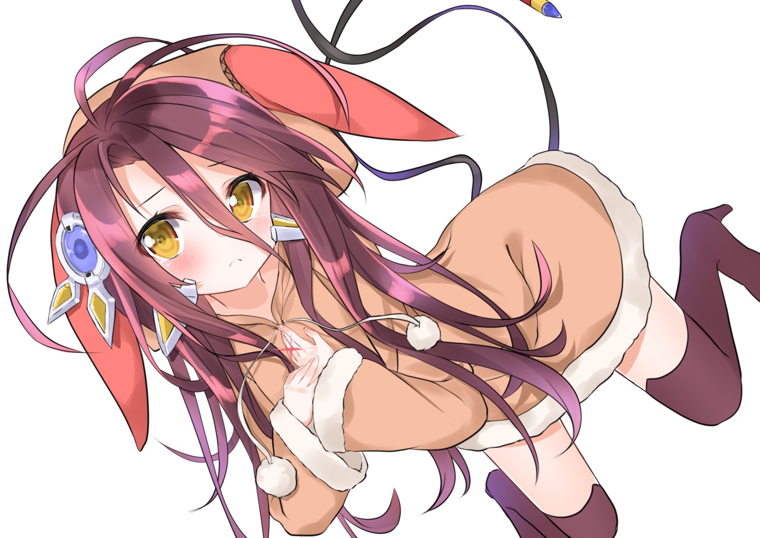 hashiko_nowoto, heels, no_game_no_life, schwi_(no_game_no_life), thighhighs
